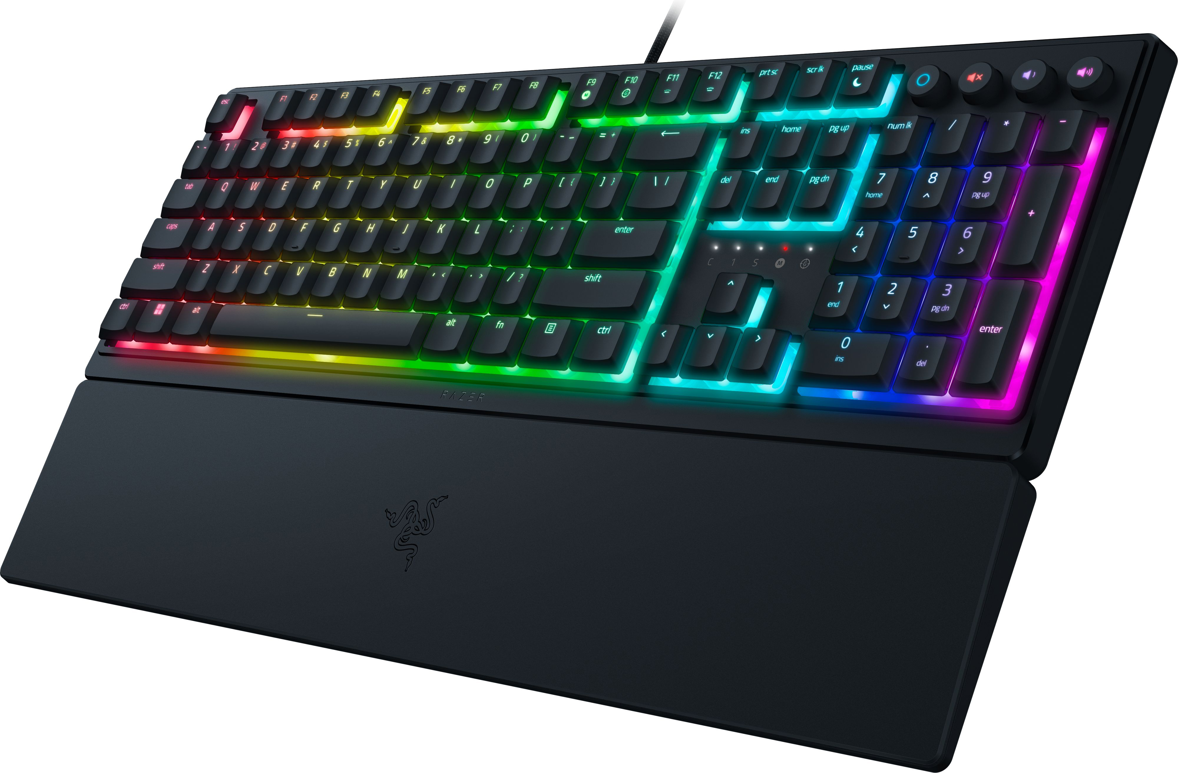 Ігрова клавіатура Razer Ornata V3 RGB Mecha-Membrane UKR (RZ03-04462100-R371)фото4