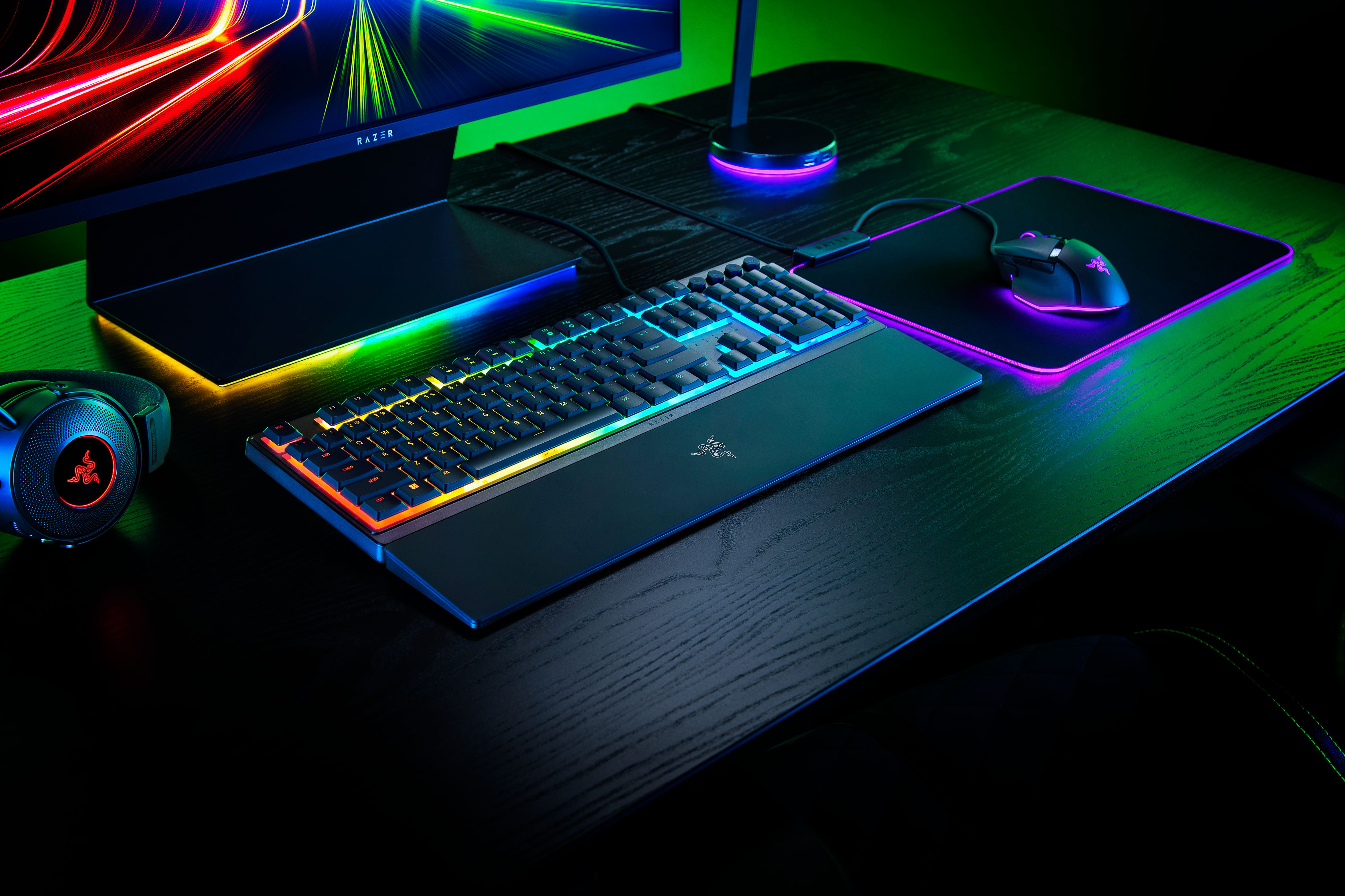 Ігрова клавіатура Razer Ornata V3 RGB Mecha-Membrane UKR (RZ03-04462100-R371)фото11