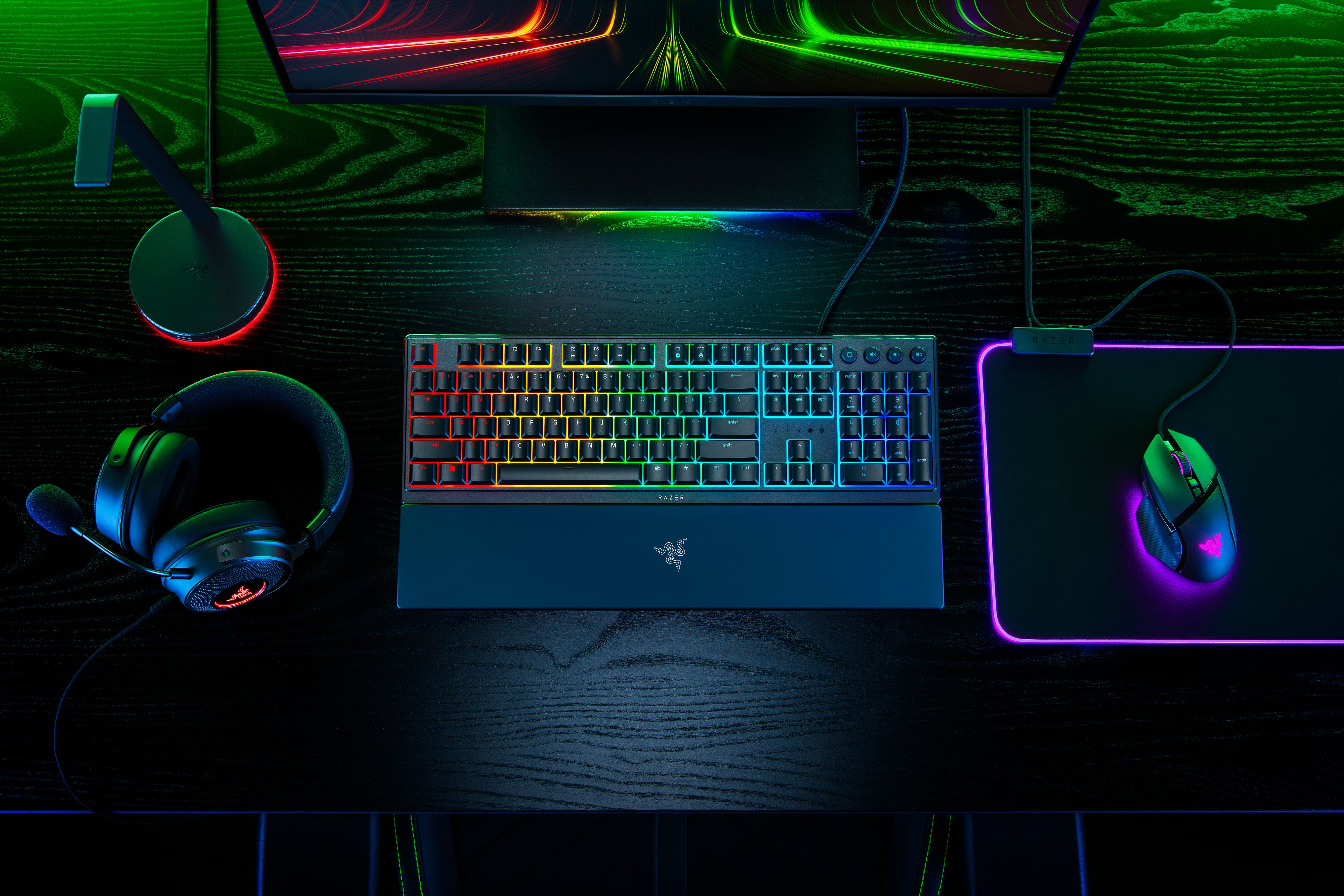 Ігрова клавіатура Razer Ornata V3 RGB Mecha-Membrane UKR (RZ03-04462100-R371)фото10