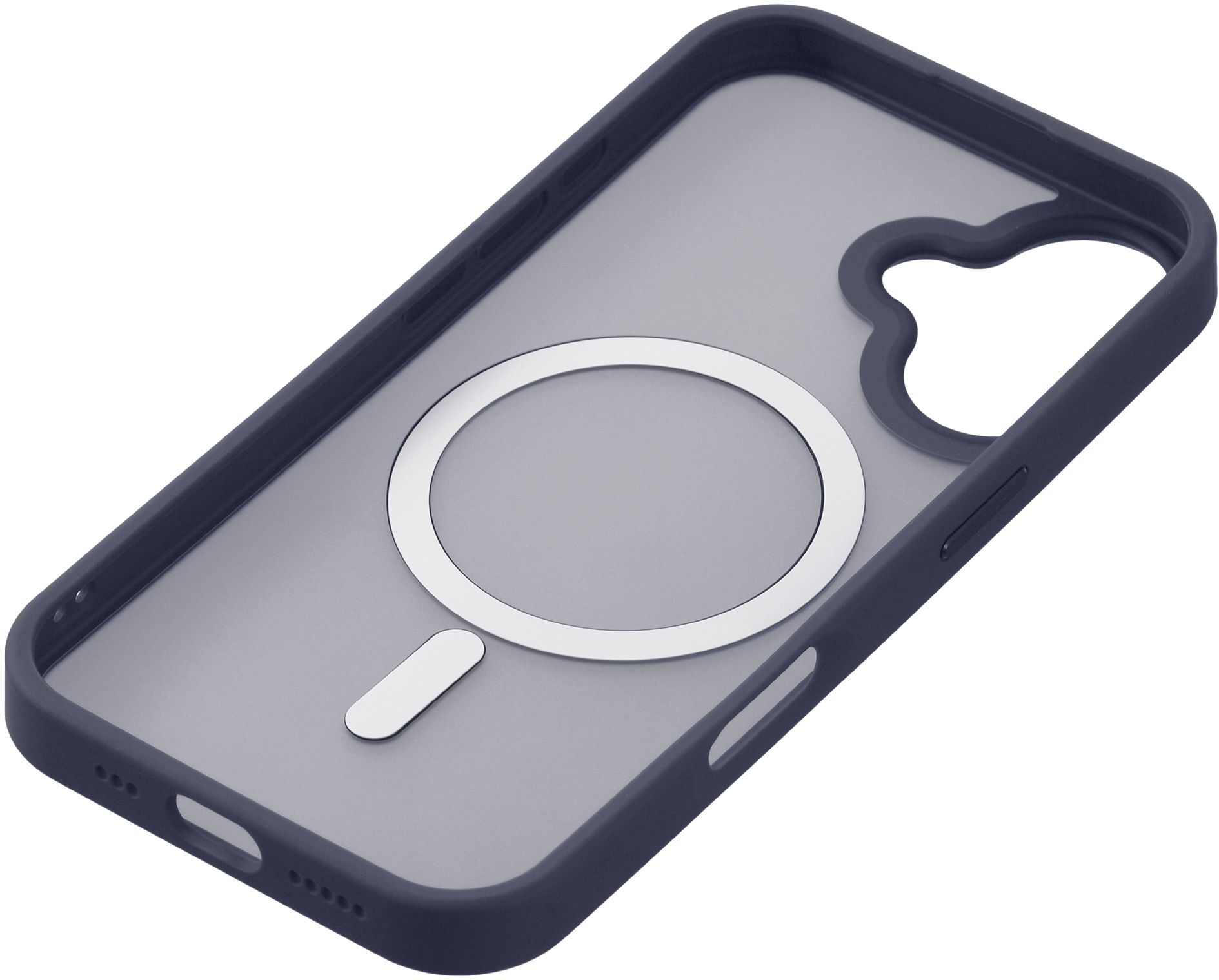 Чохол 2Е Basic для Apple iPhone 16 Soft Touch MagSafe Cover Dark Blue (2E-IPH-16-OCLS-DL)фото4