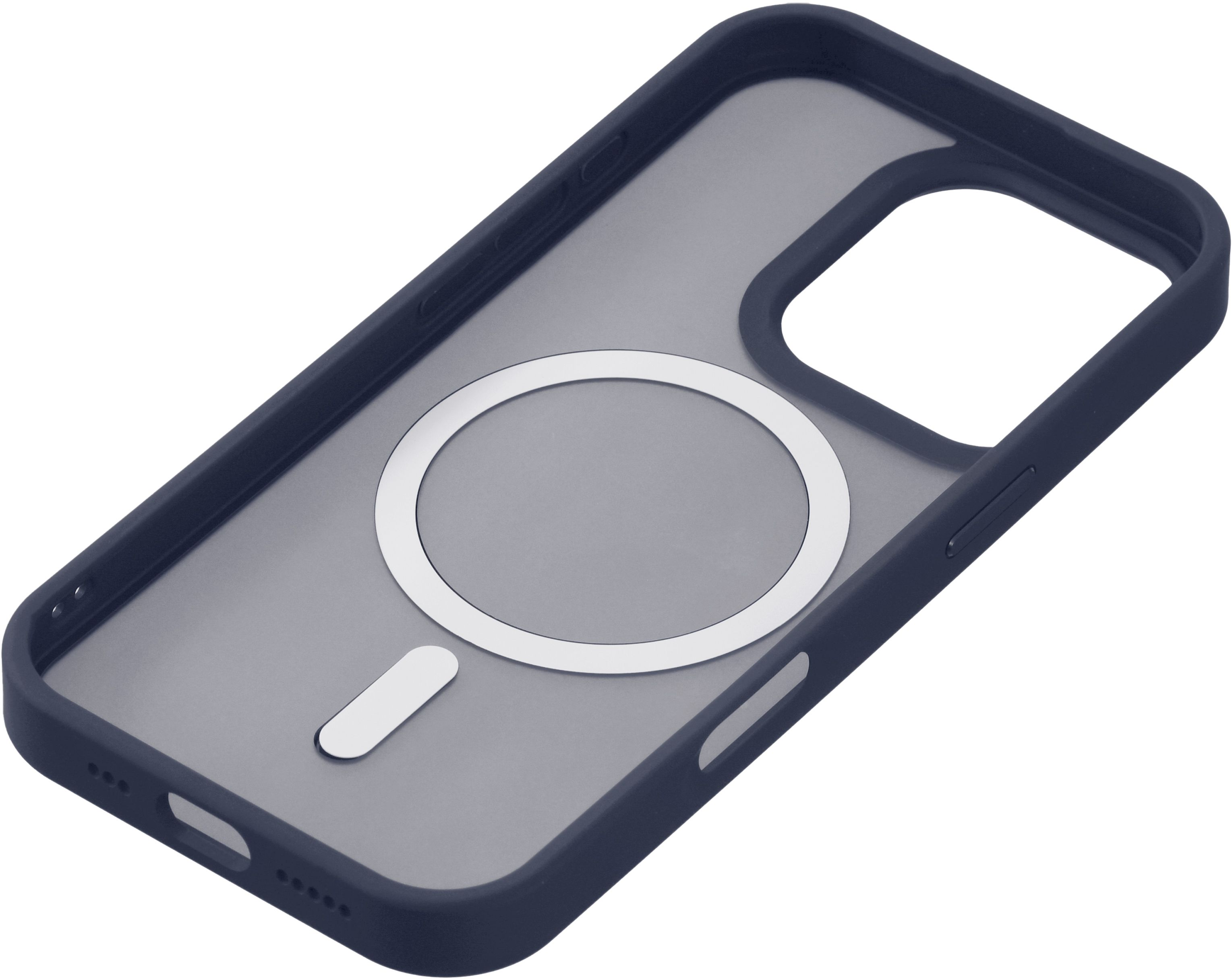 Чохол 2Е Basic для Apple iPhone 16 Pro Soft Touch MagSafe Cover Dark Blue (2E-IPH-16PR-OCLS-DB)фото4