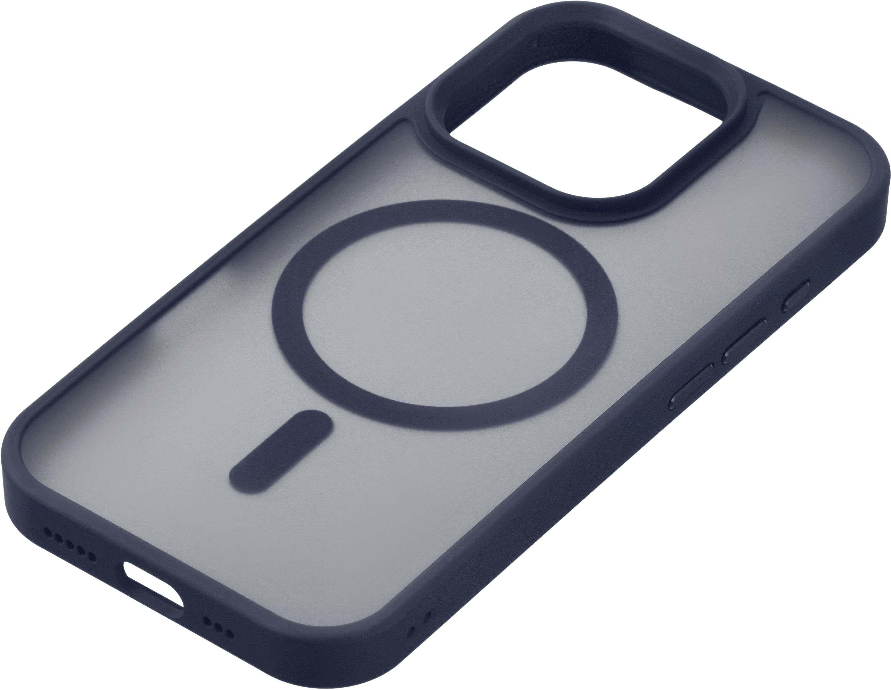 Чохол 2Е Basic для Apple iPhone 16 Pro Soft Touch MagSafe Cover Dark Blue (2E-IPH-16PR-OCLS-DB)фото3
