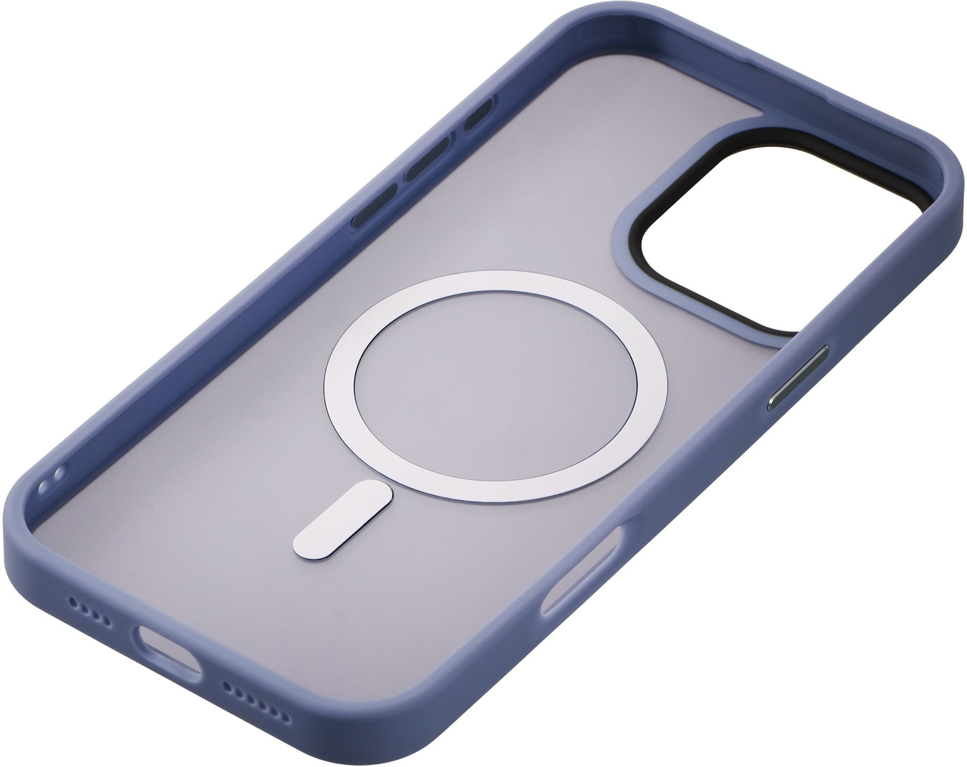 Чохол 2Е Basic для Apple iPhone 16 Pro Max Soft Touch MagSafe Cover Light Blue (2E-IPH-16PRM-OCLS-BL)фото4
