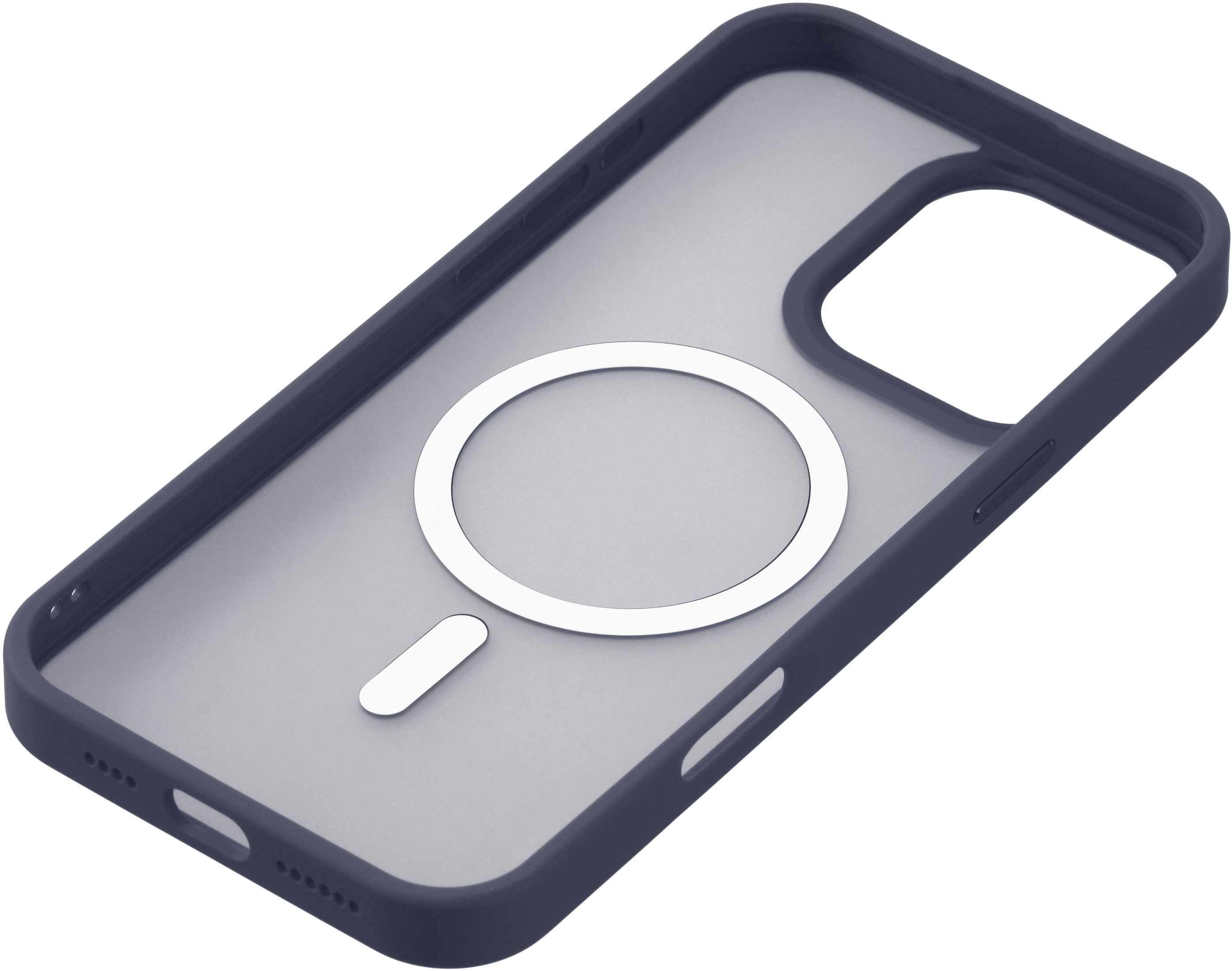 Чохол 2Е Basic для Apple iPhone 16 Pro Max Soft Touch MagSafe Cover Dark Blue (2E-IPH-16PRM-OCLS-DL)фото4