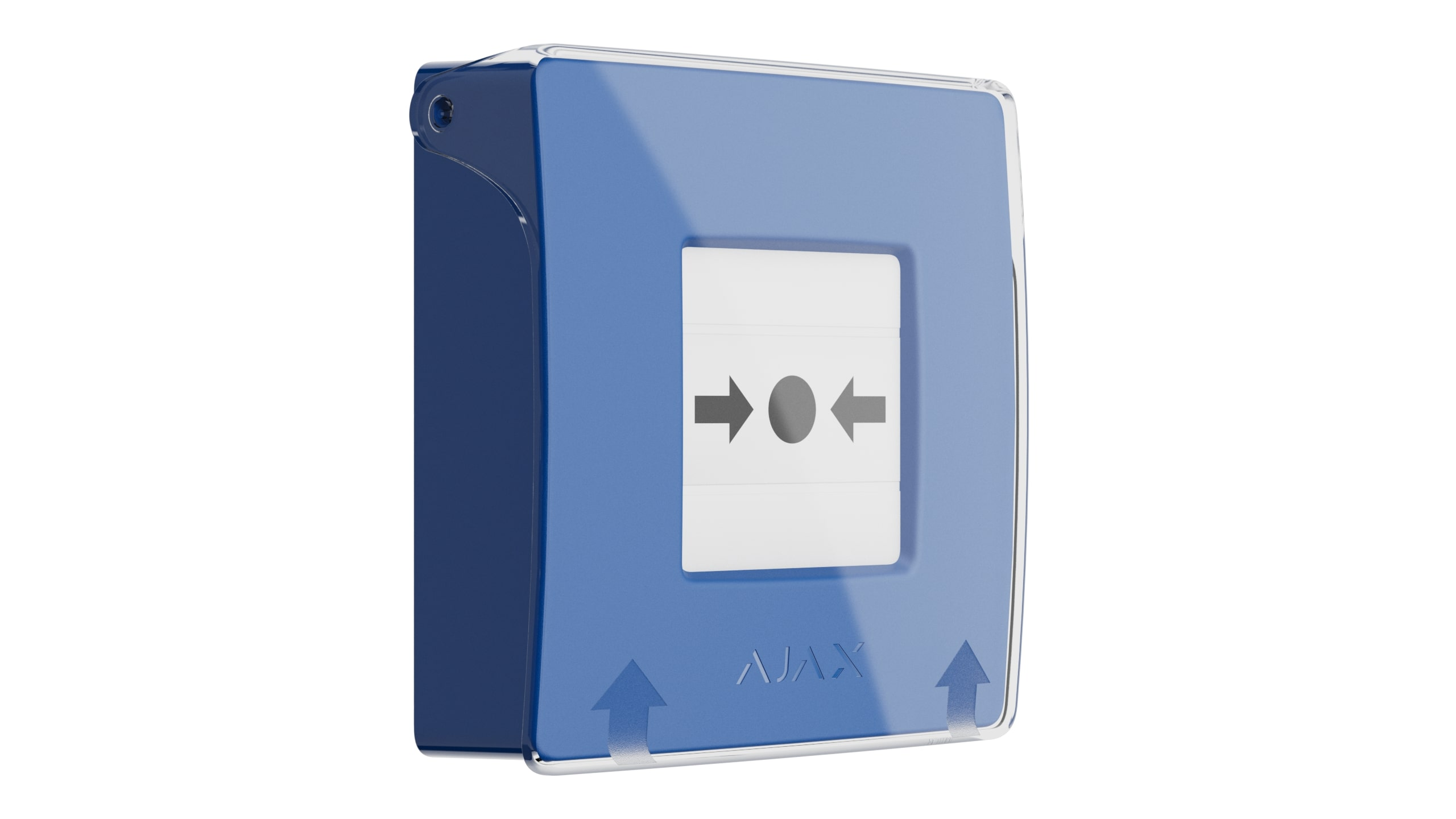 Бездротова настінна кнопка пожежної тривоги Ajax Manual, синій (000044793)фото3
