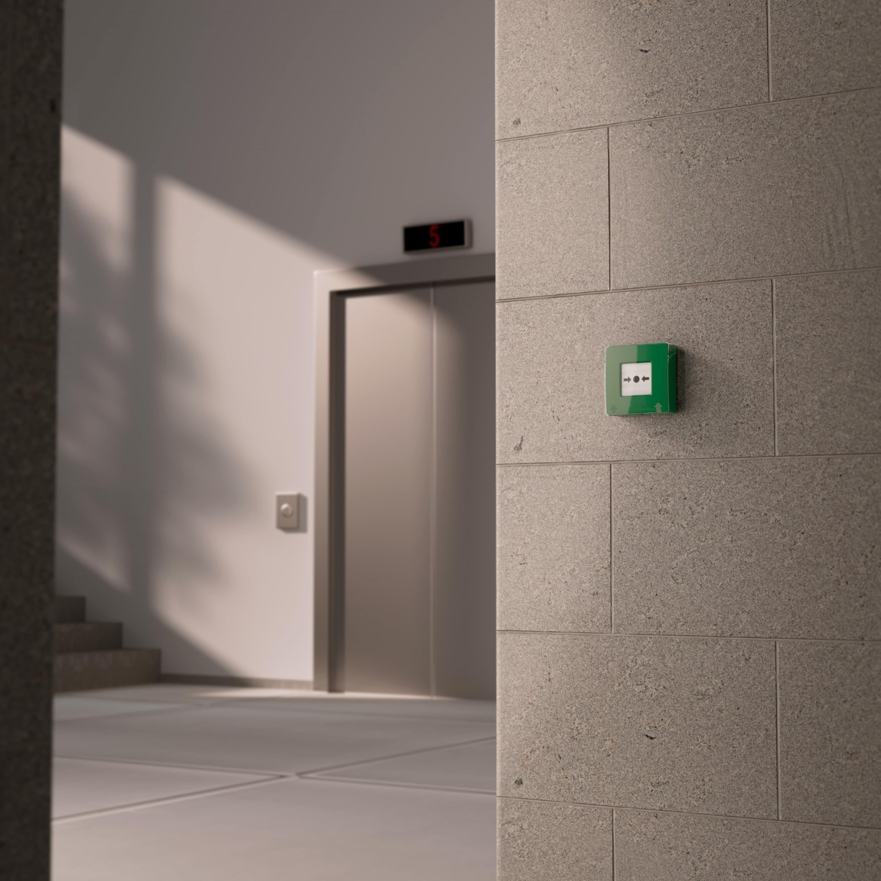 Беспроводная настенная кнопка пожарной тревоги Ajax Manual, зеленый (000044794) фото 6