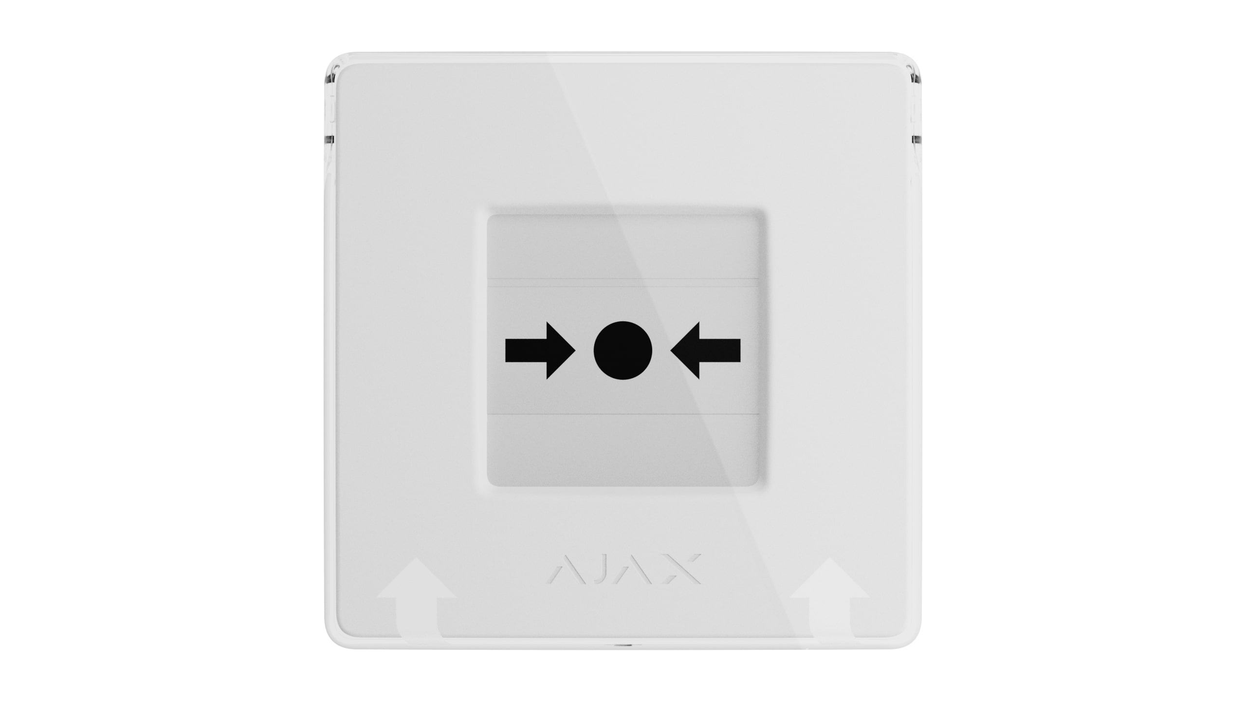 Бездротова настінна кнопка пожежної тривоги Ajax Manual, білий (000044796)фото2