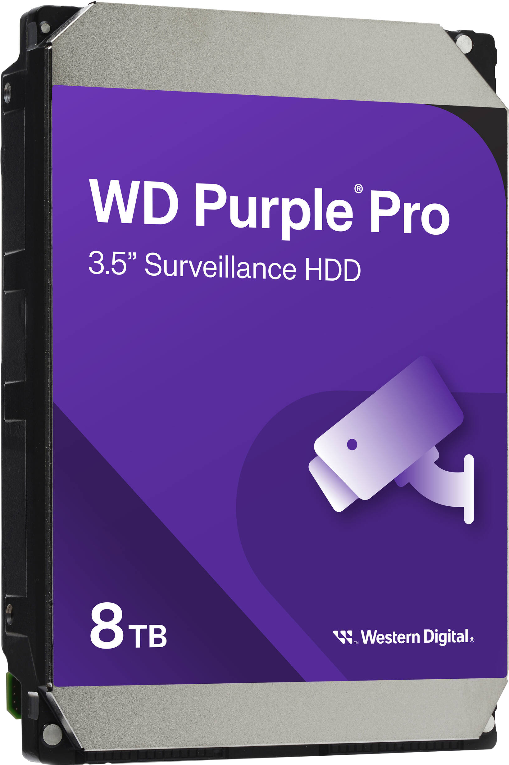 Жесткий диск WD 8TB 3.5" 5640 128MB SATA Purple Surveillance (WD85PURZ) фото 2