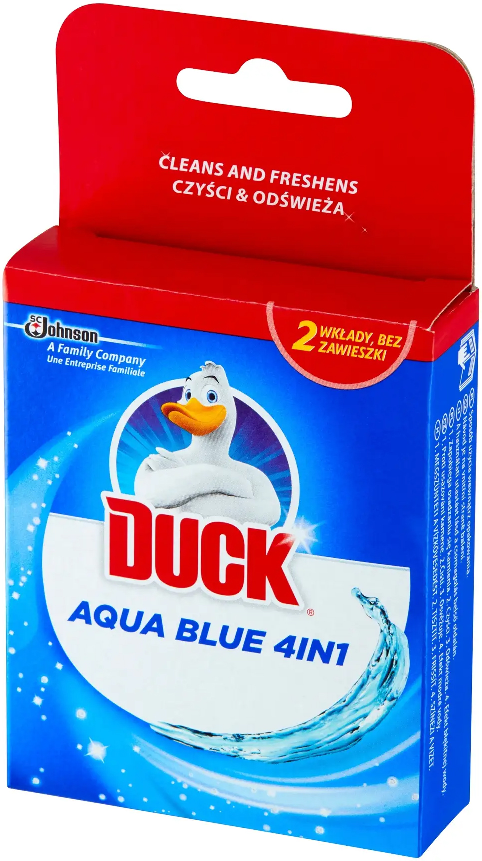 Подвесной блок для унитаза Duck Aqua 4в1 сменный блок 2шт фото 2