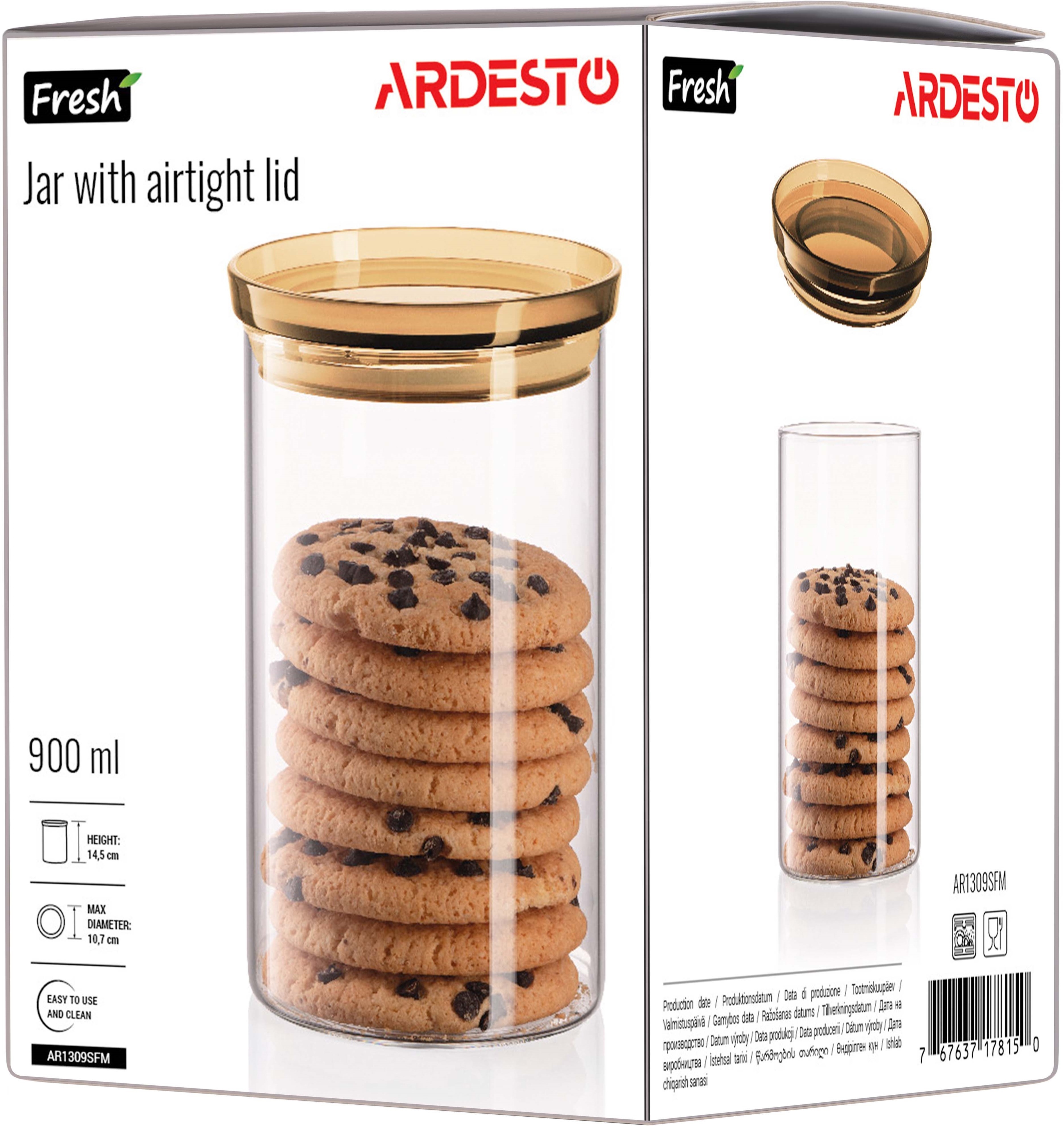 Банка для зберігання ARDESTO Fresh 900мл (AR1309SFM)фото7