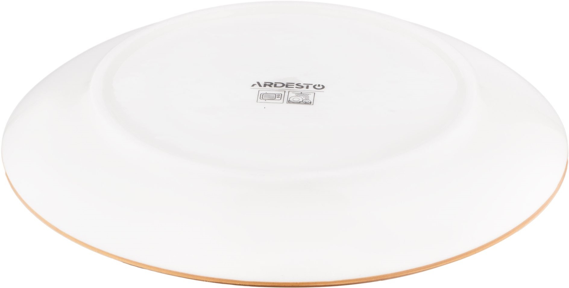 Тарелка десертная ARDESTO Siena, 19см, бело-желтый (AR2919SBG) фото 4