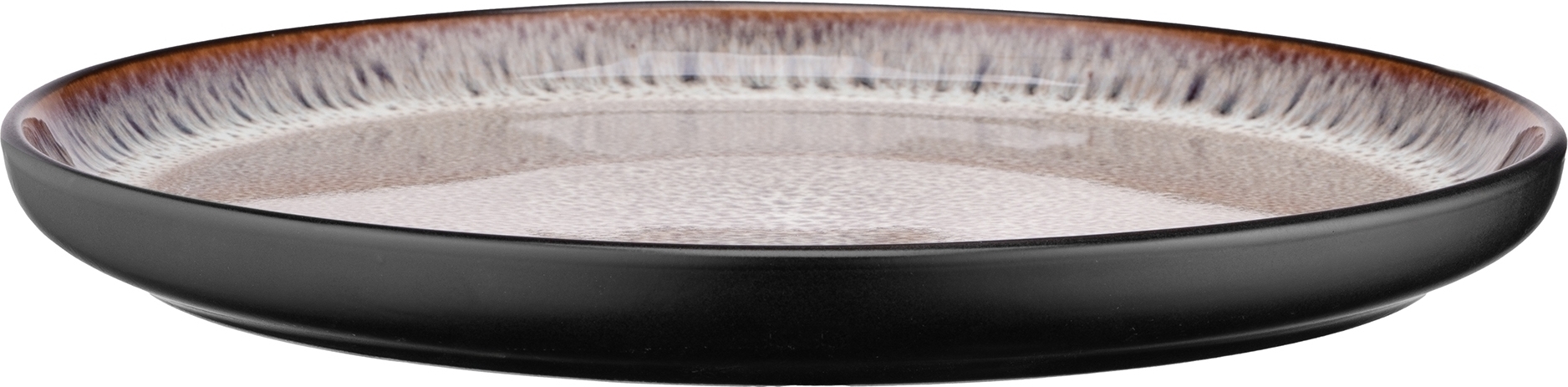 Тарілка обідня ARDESTO Bolzano, 26.6см, чорно-коричневий (AR2927BB)фото3