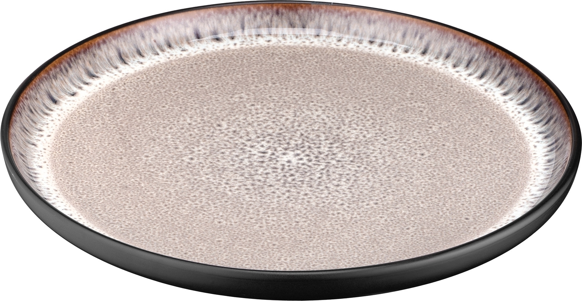 Тарілка обідня ARDESTO Bolzano, 26.6см, чорно-коричневий (AR2927BB)фото2