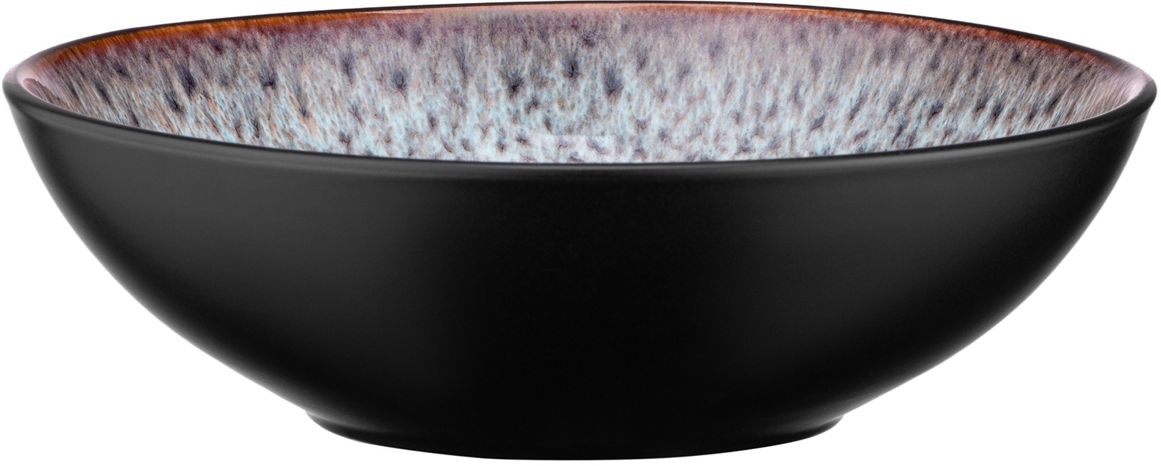 Тарілка супова ARDESTO Bolzano, 630мл, 18см, чорно-коричневий (AR2918BB)фото2