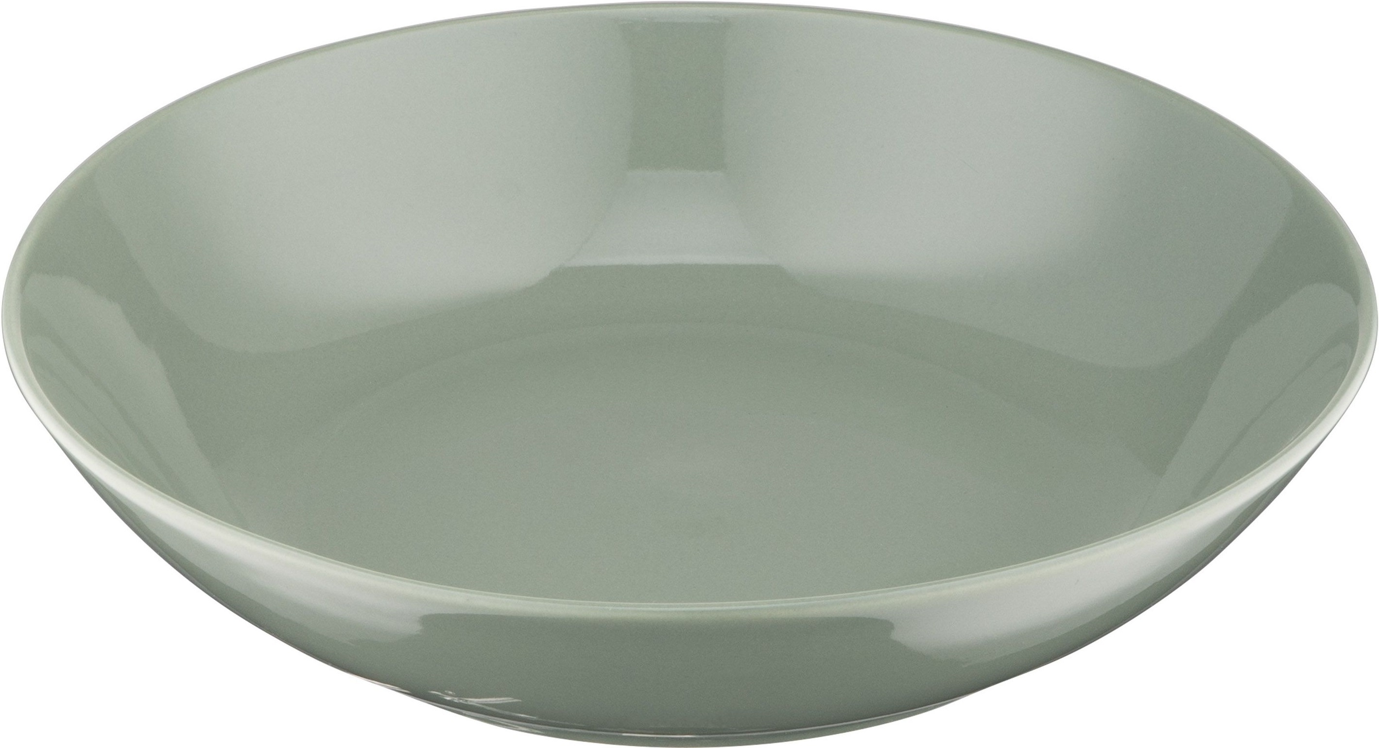 Тарілка супова ARDESTO Capri, 630мл, 20см, зелений (AR0520CG)фото