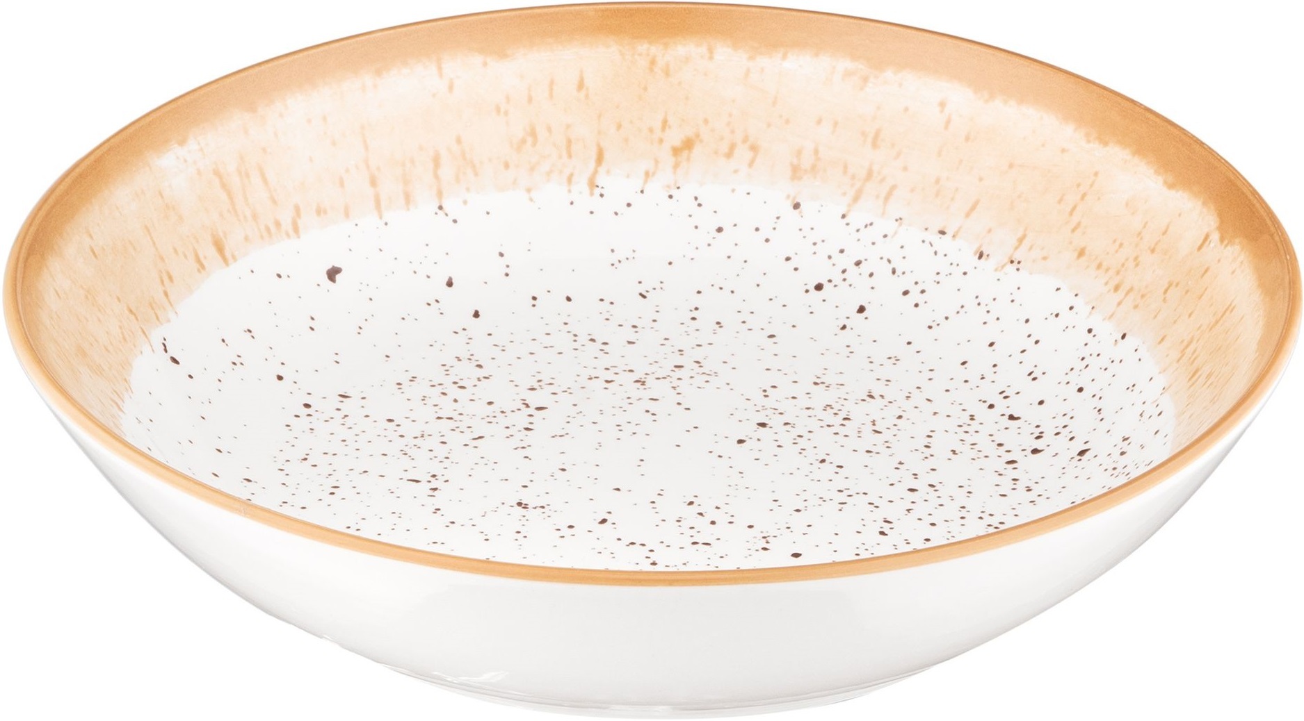 Тарелка суповая ARDESTO Siena, 790мл, 20см, бело-желтый (AR2920SBG) фото 2