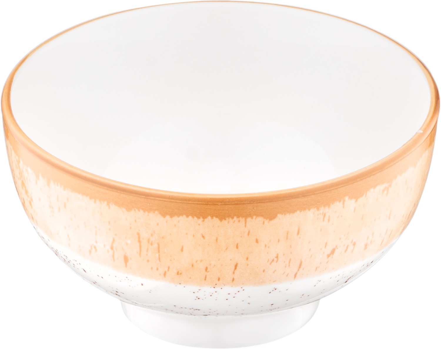 Салатник Ardesto Siena, 340мл, 11.5см, біло-жовтий (AR2914SBG)фото