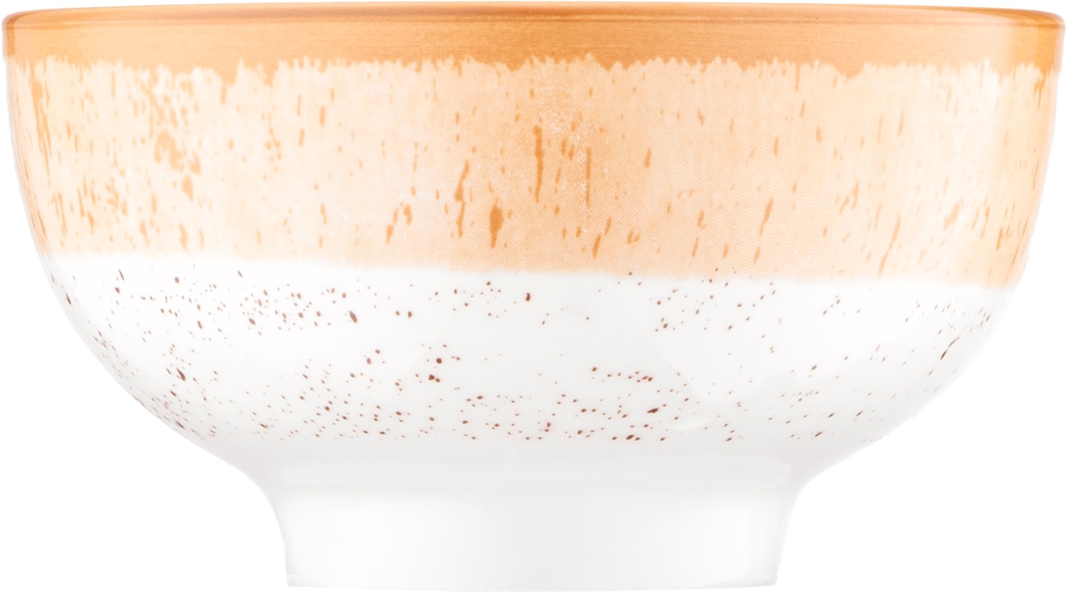 Салатник Ardesto Siena, 340мл, 11.5см, біло-жовтий (AR2914SBG)фото