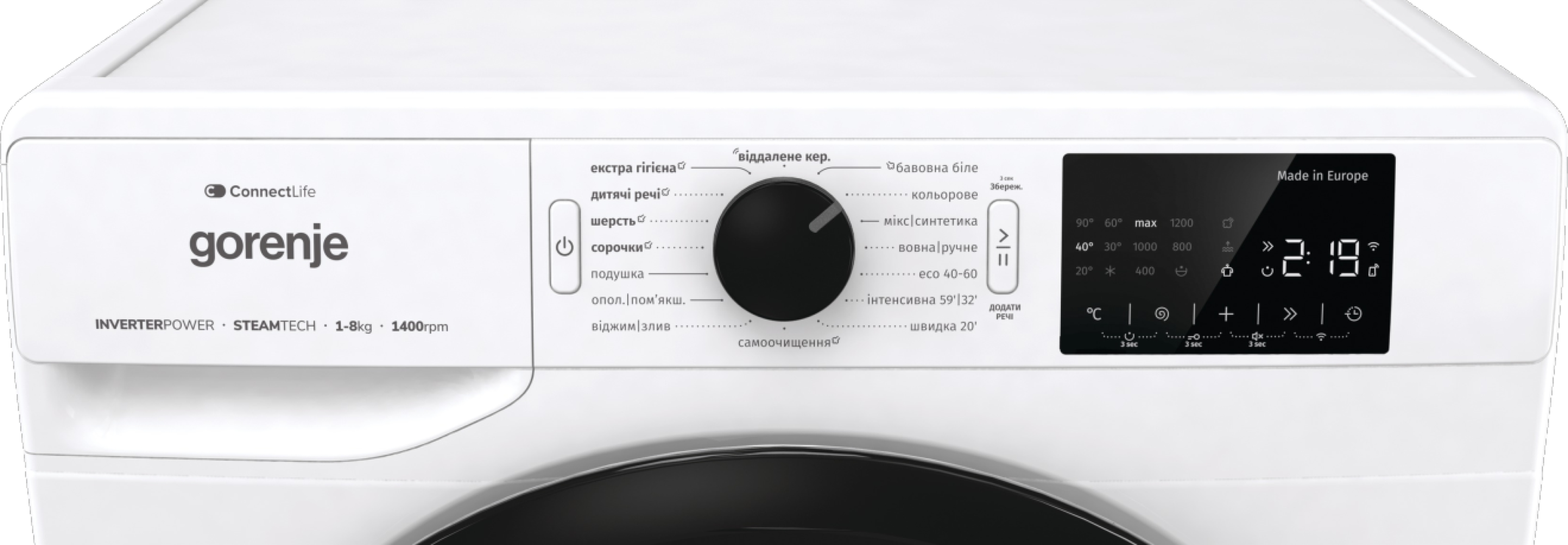 Пральна машина Gorenje WPNEI84SBSWIFIфото6