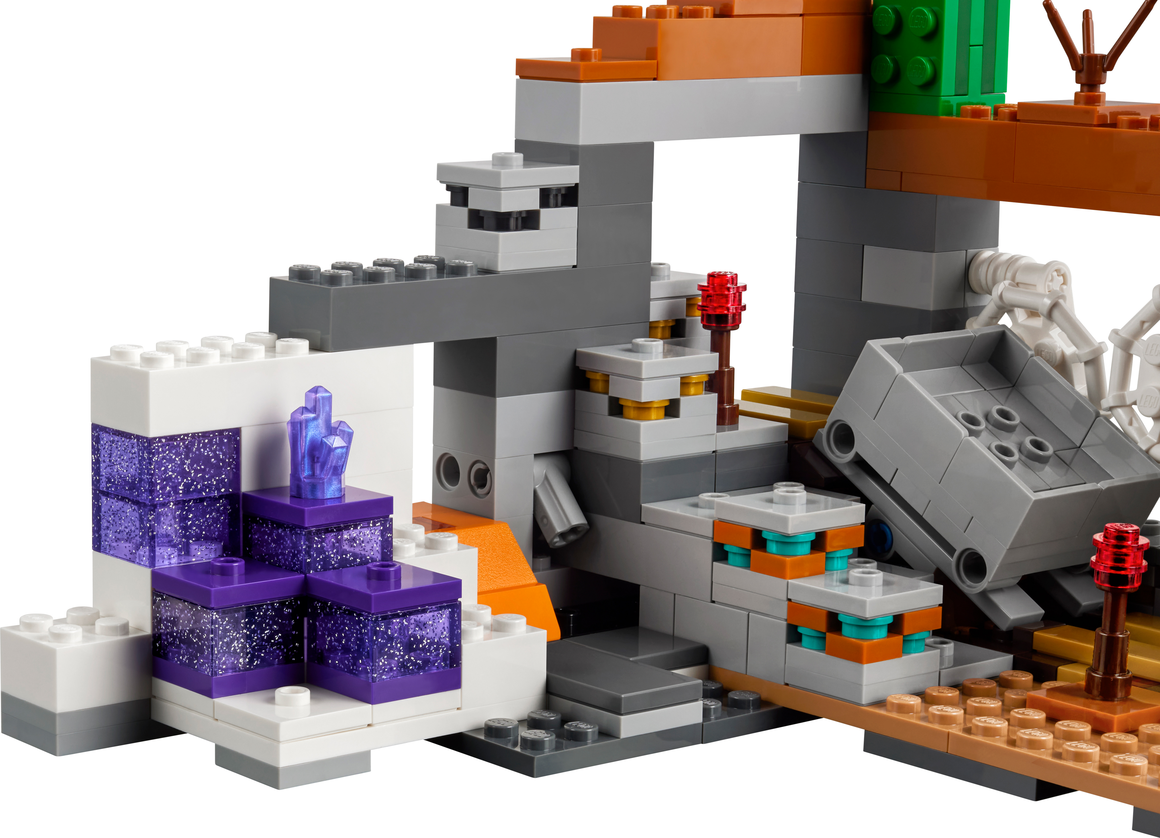 Конструктор LEGO 21263 Minecraft Покинутая шахта в бесплодных землях фото 8
