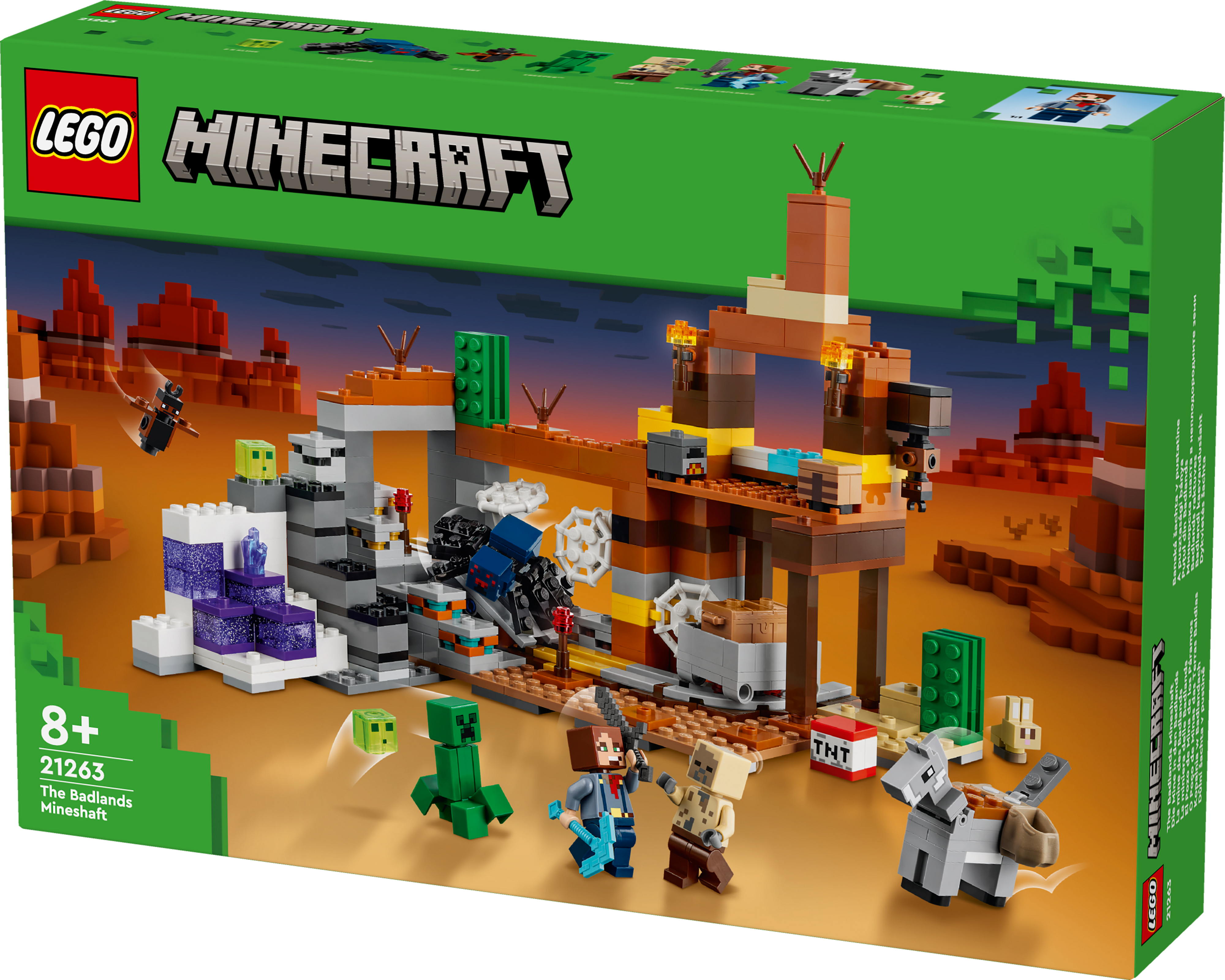 Конструктор LEGO 21263 Minecraft Покинутая шахта в бесплодных земляхфото3