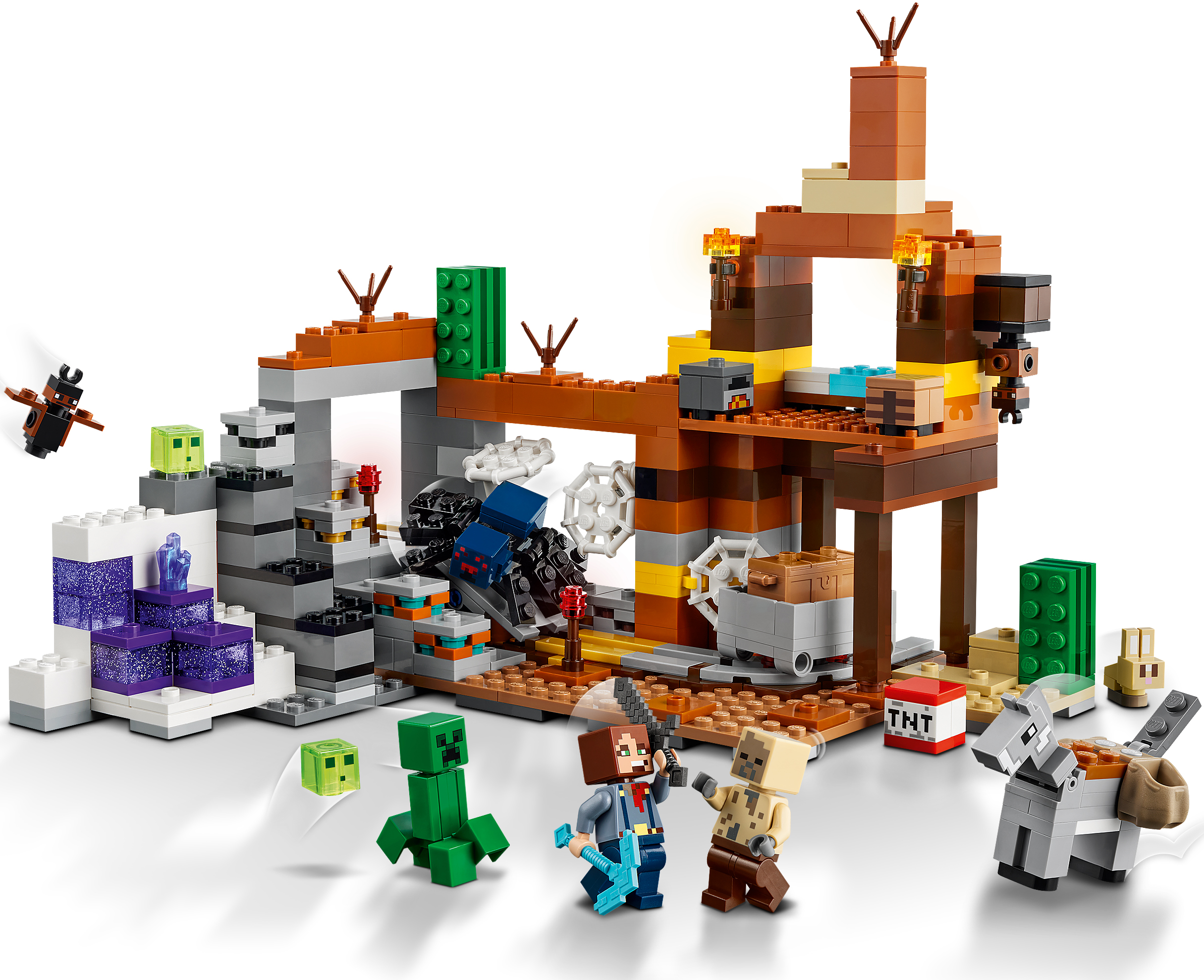 Конструктор LEGO 21263 Minecraft Покинутая шахта в бесплодных землях фото 7