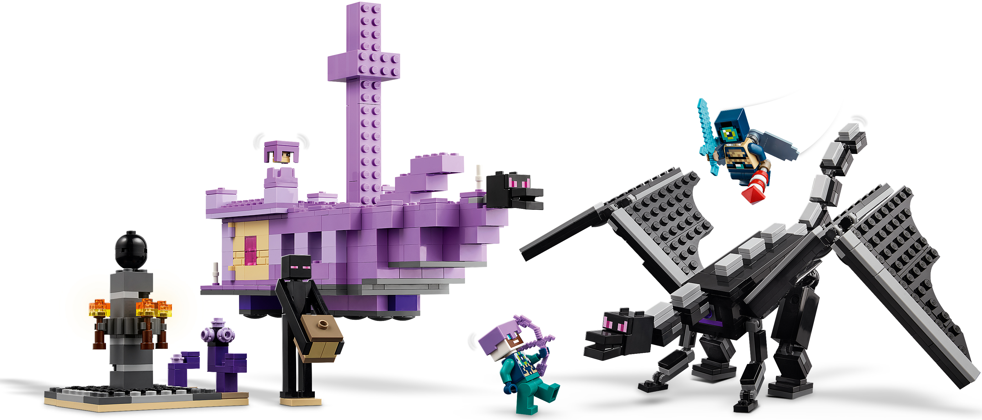 Конструктор LEGO 21264 Minecraft Дракон Энду и Корабль Кра фото 4