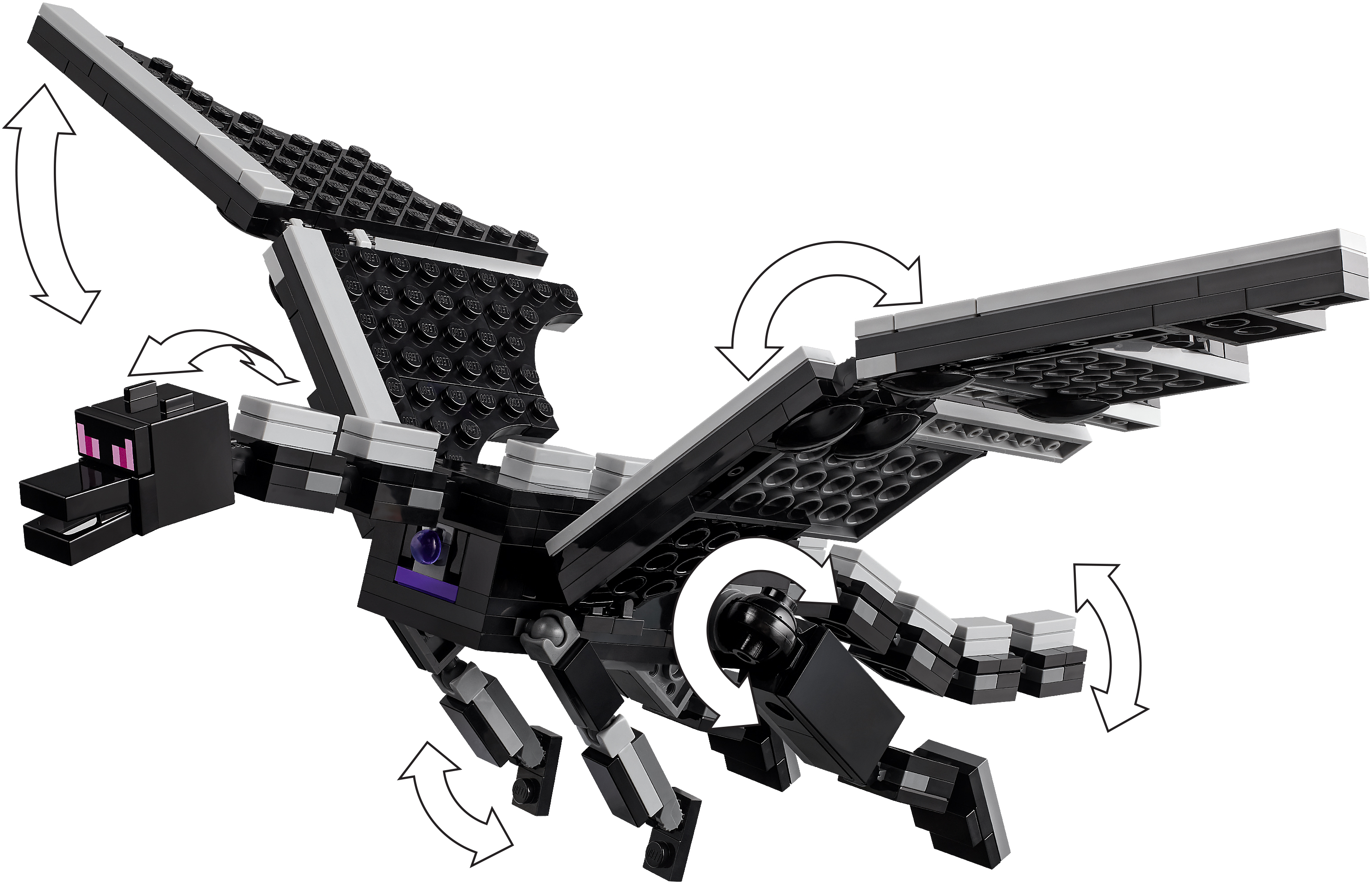 Конструктор LEGO 21264 Minecraft Дракон Энду и Корабль Крафото9