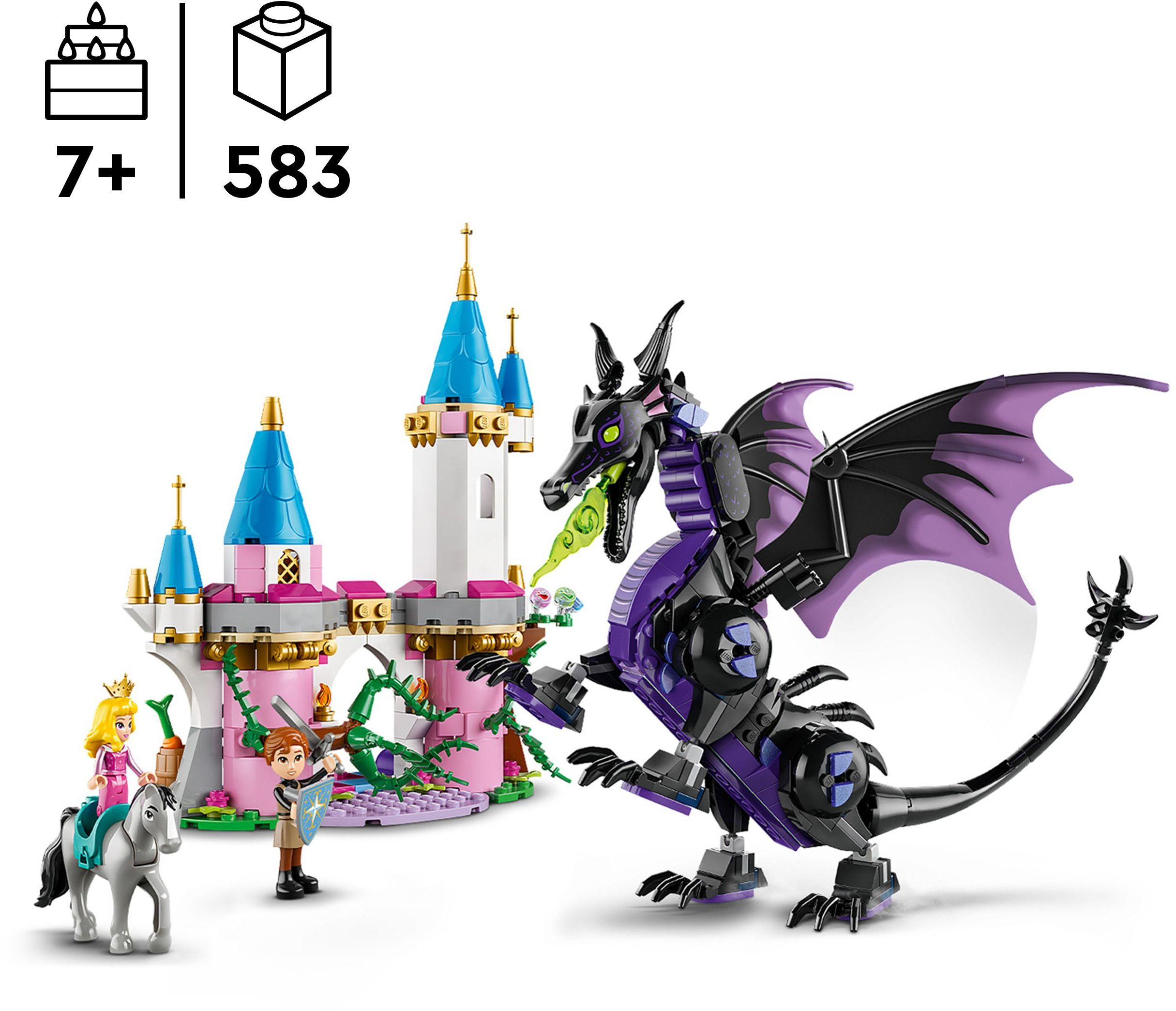 Конструктор LEGO 43240 Драконяна форма Малефісентифото2