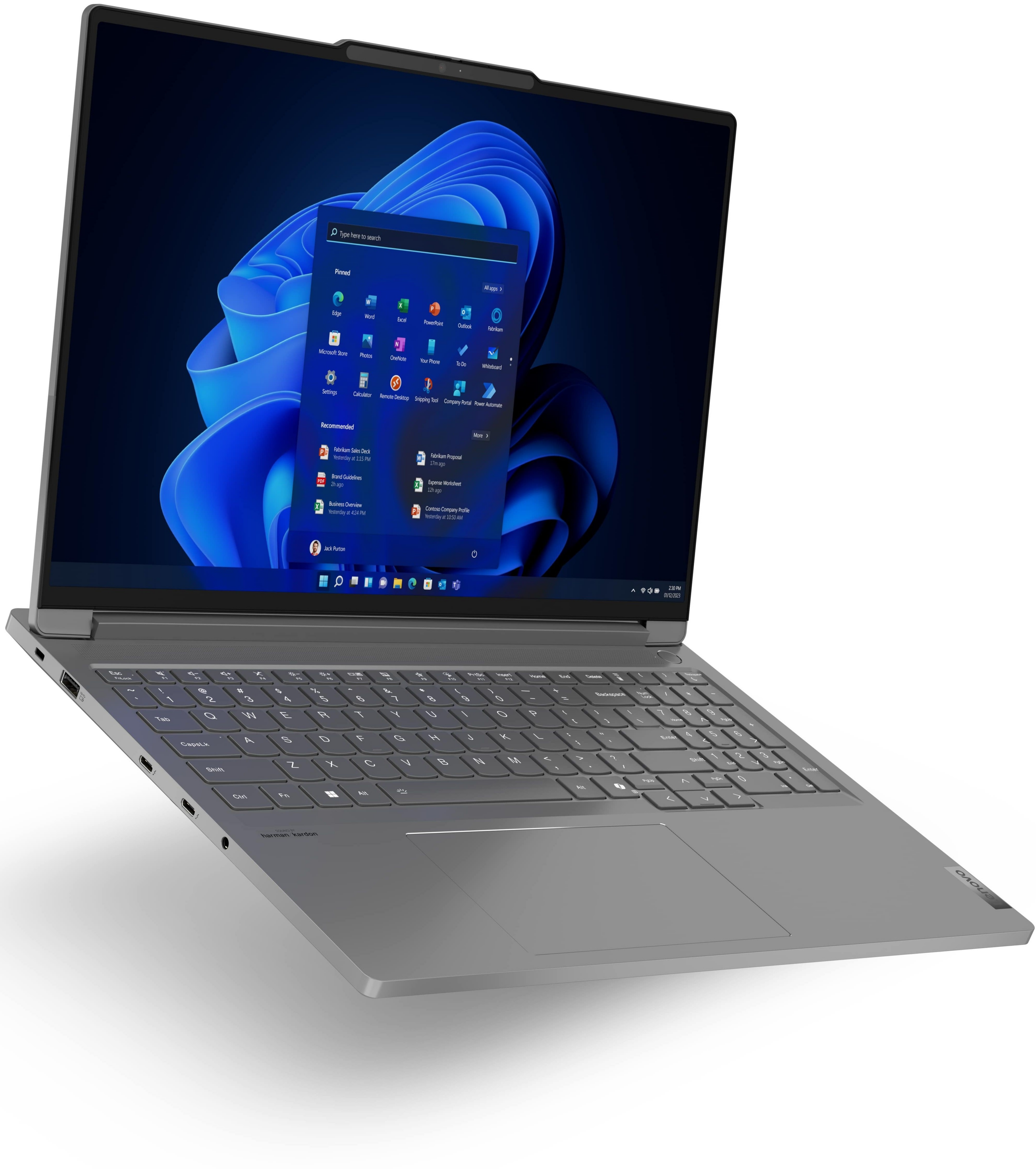 Ноутбук LENOVO ThinkBook 16p G5 IRX Storm Grey (21N50013RA)фото3
