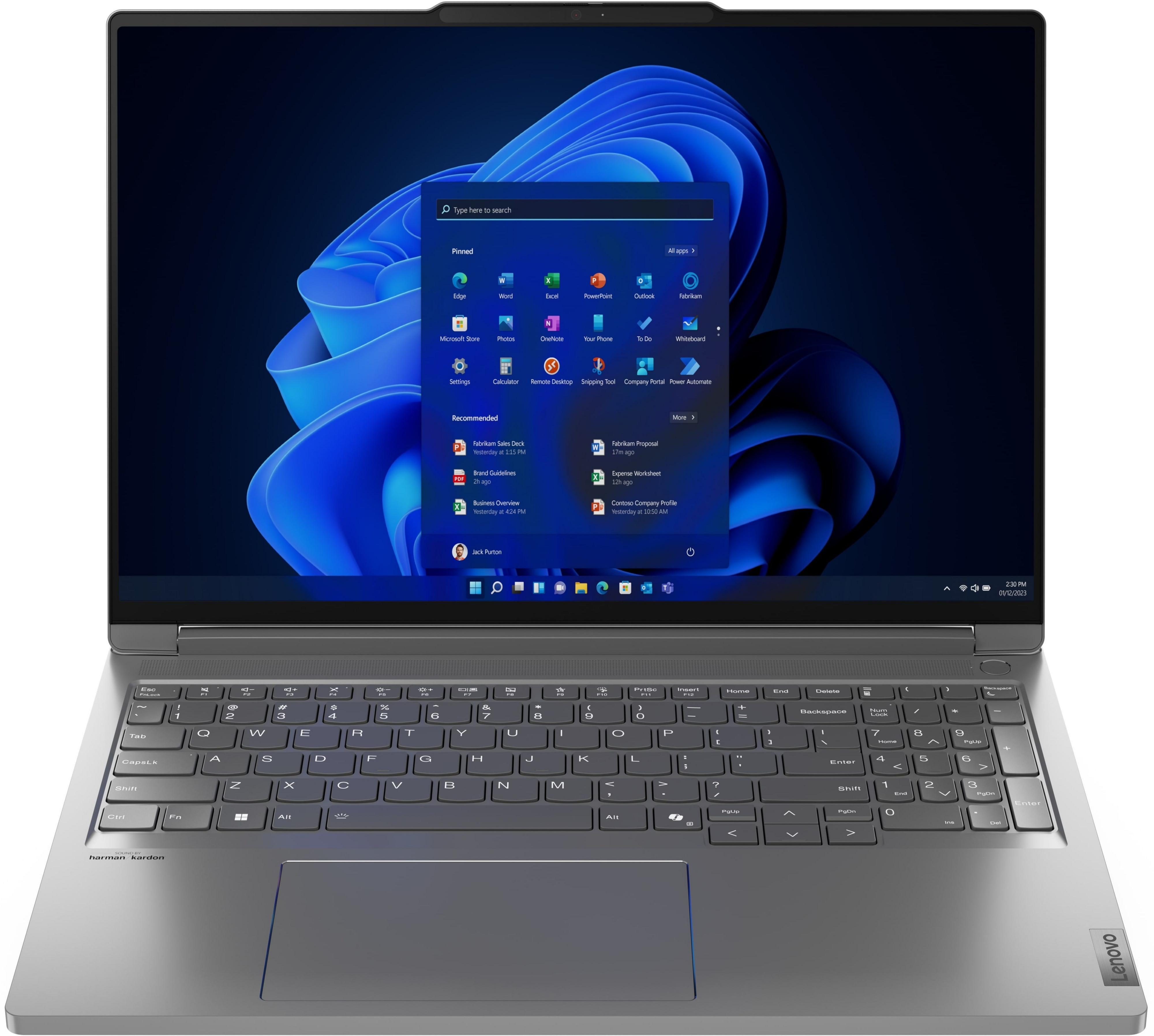Ноутбук LENOVO ThinkBook 16p G5 IRX Storm Grey (21N50013RA) фото 2