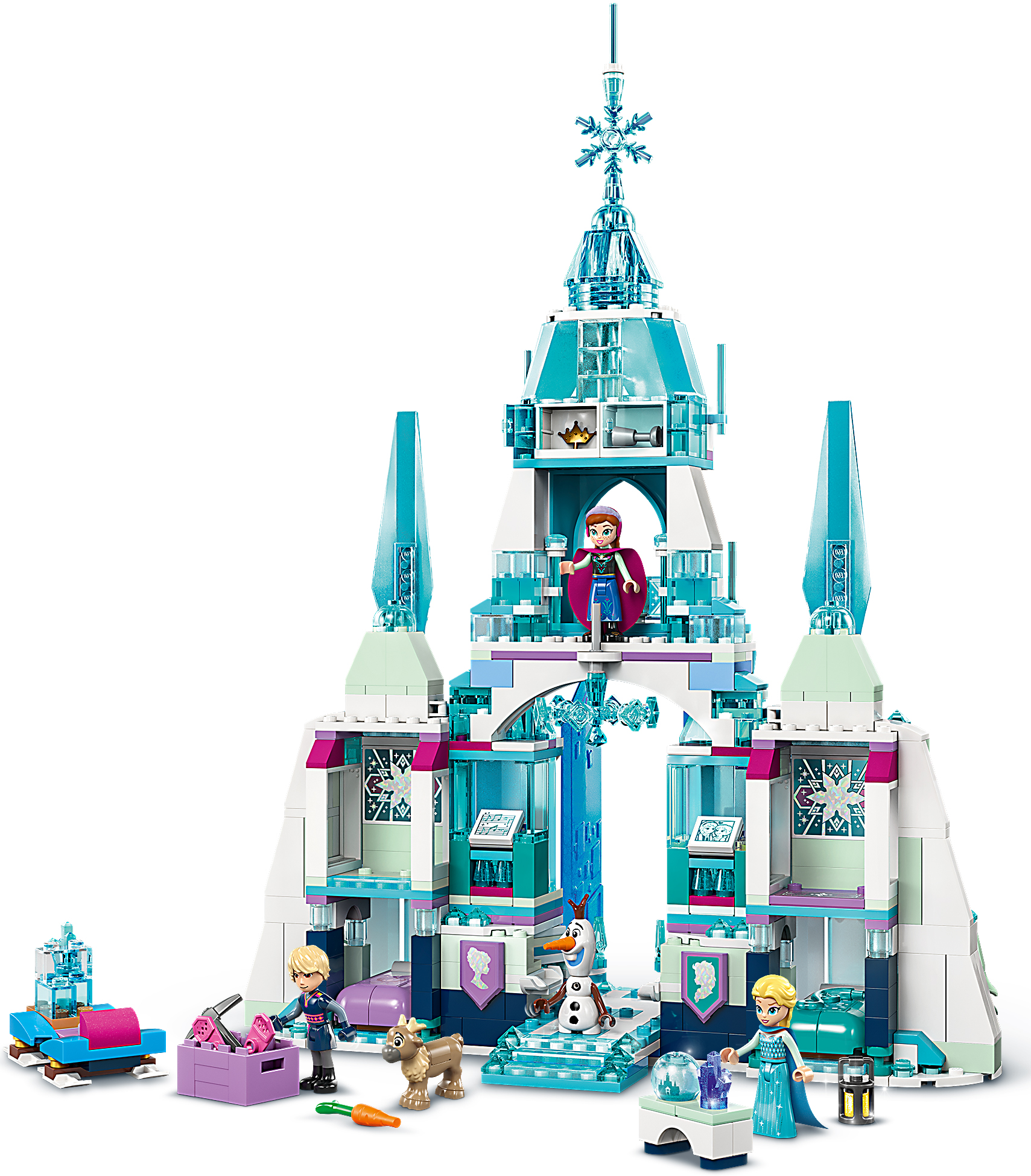 Конструктор LEGO 43244 Disney Ледяной дворец Эльзыфото4