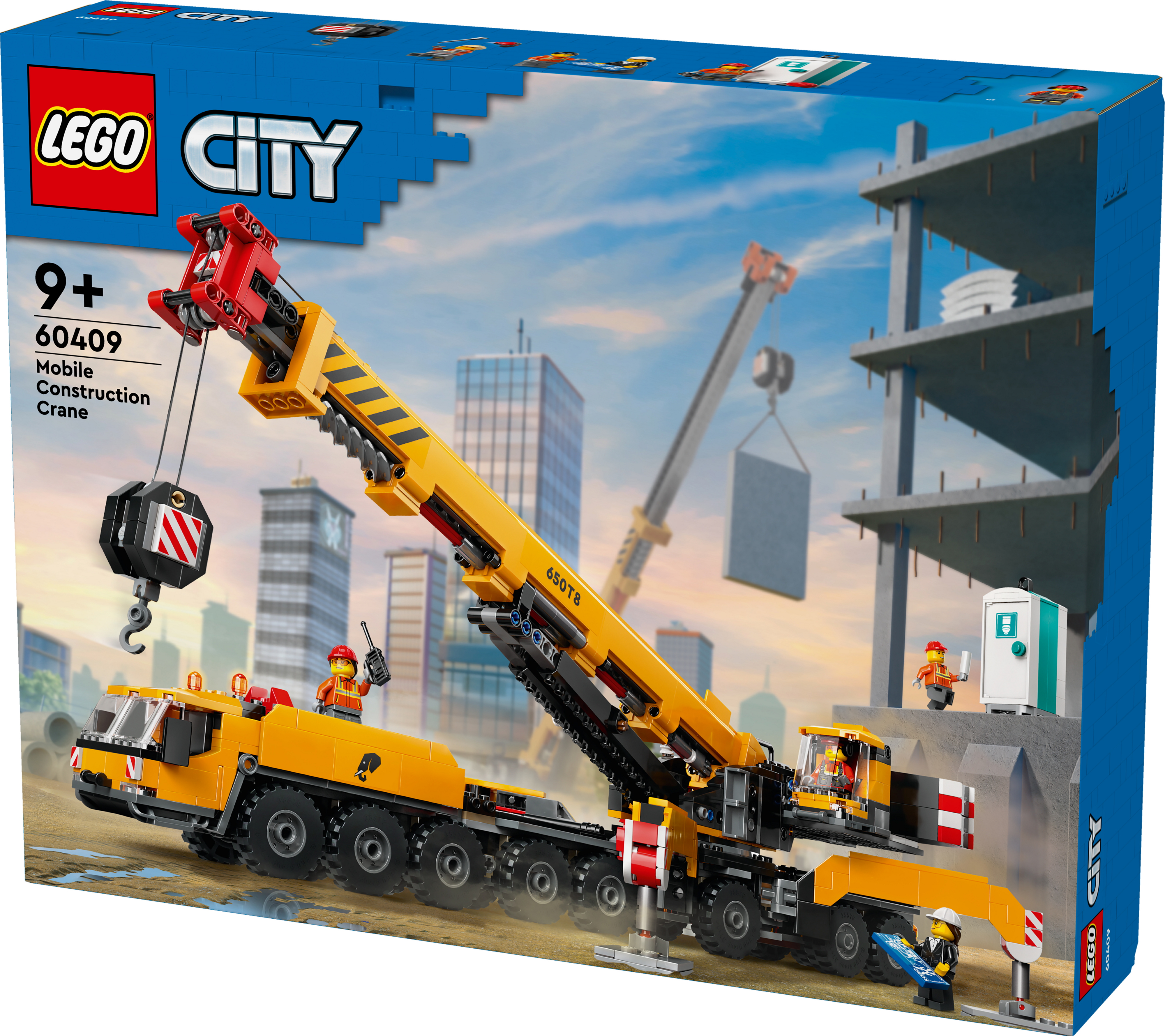 Конструктор LEGO 60409 City Жовтий передвижной строительный кран фото 3