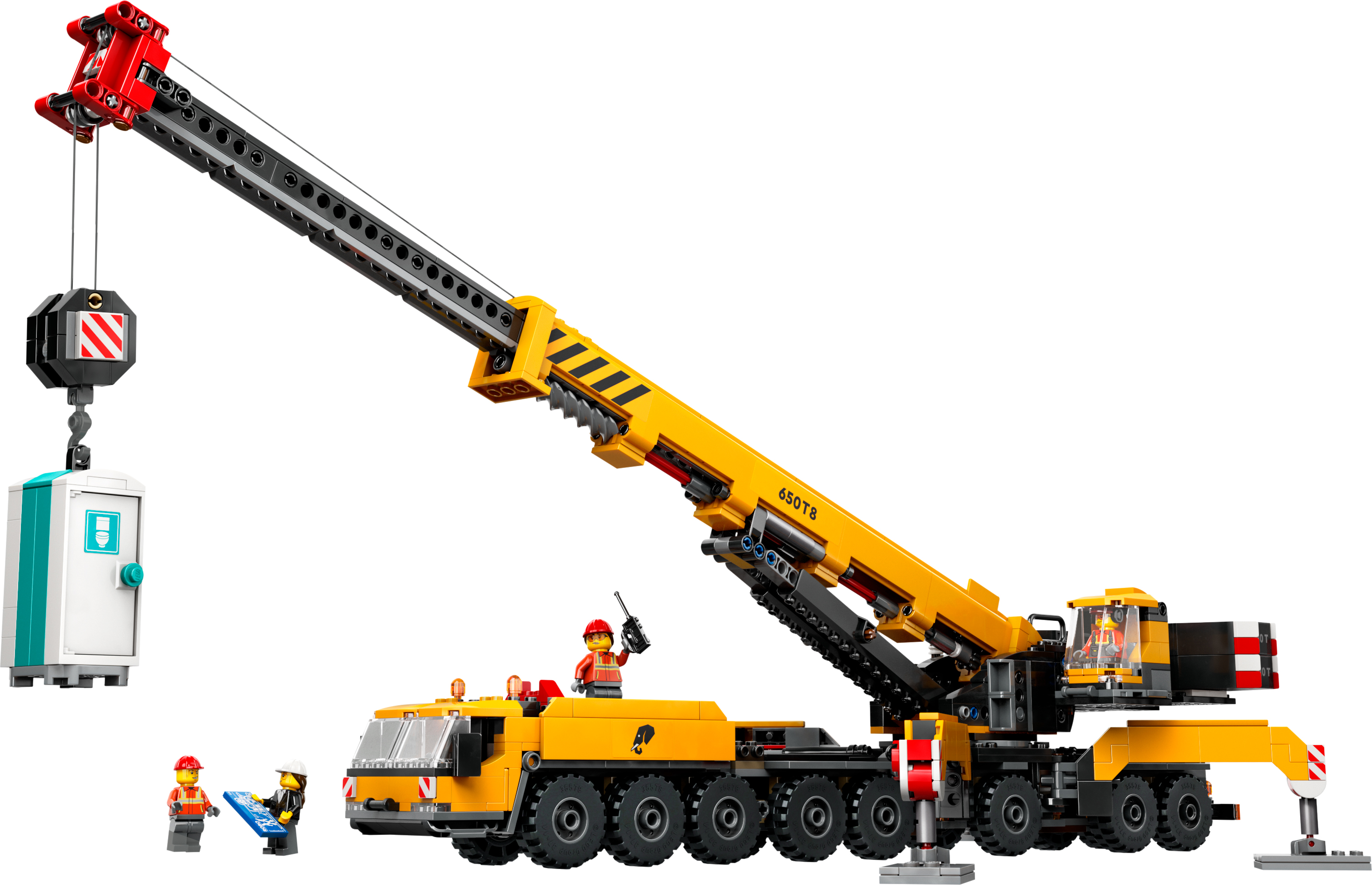 Конструктор LEGO 60409 City Жовтий передвижной строительный кранфото7
