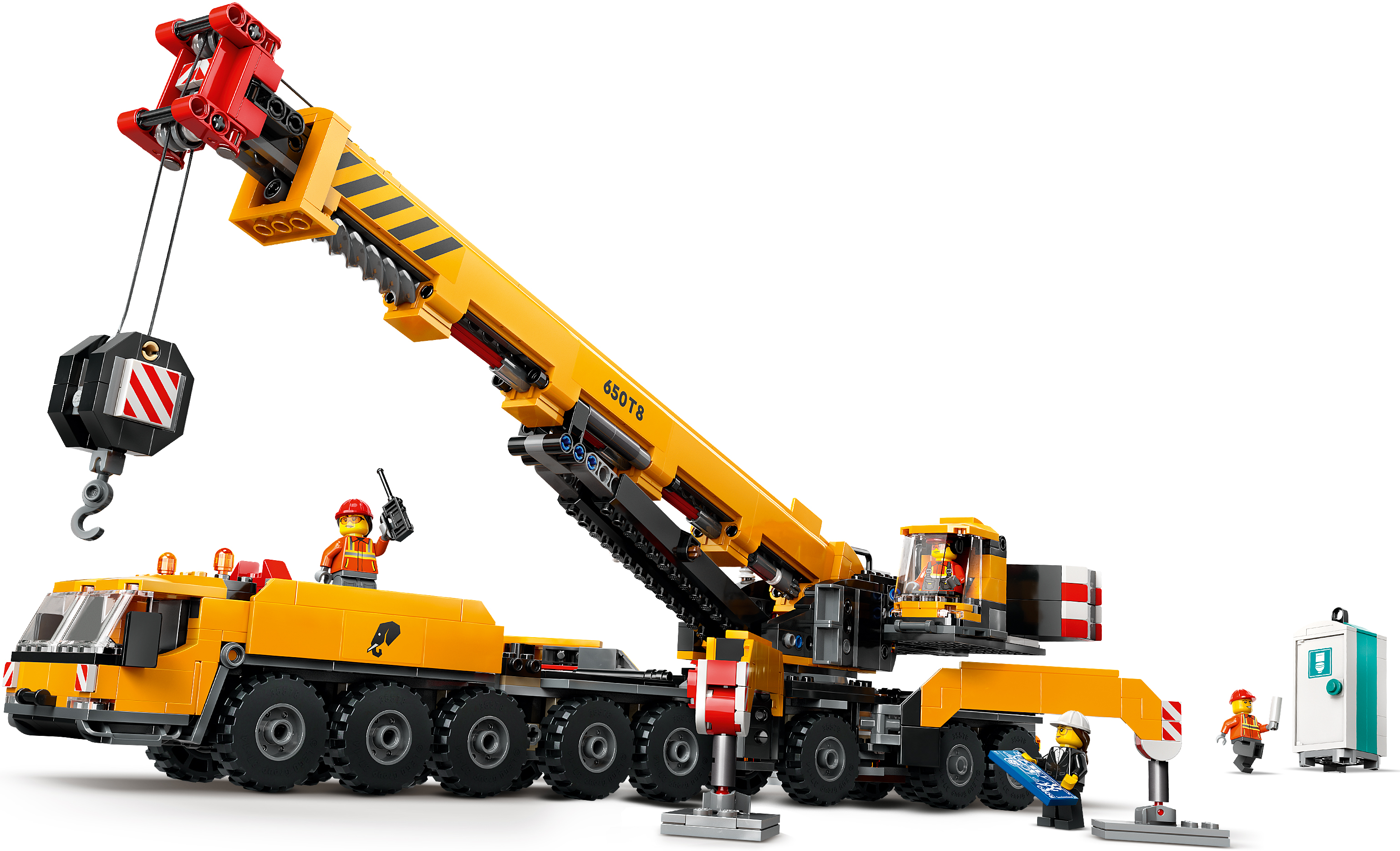 Конструктор LEGO 60409 City Жовтий передвижной строительный кранфото8