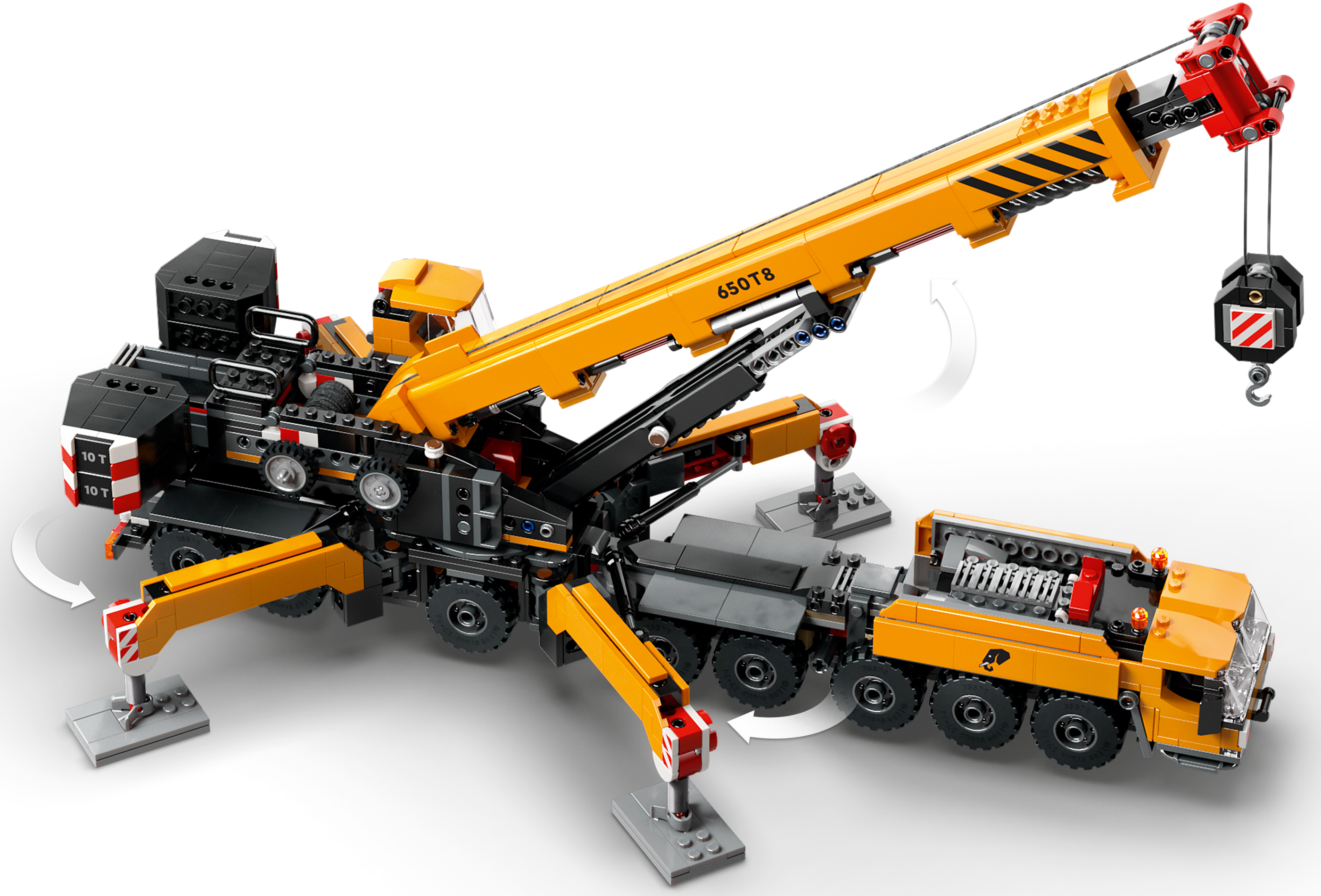 Конструктор LEGO 60409 City Жовтий передвижной строительный кранфото6