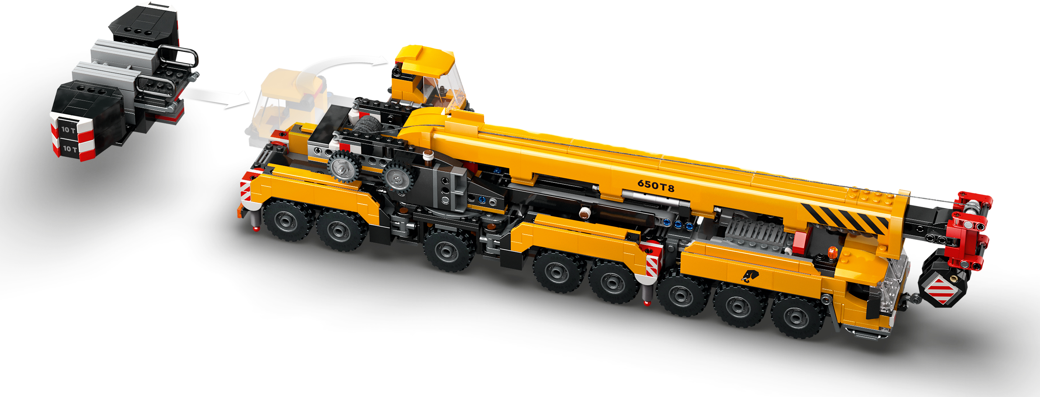 Конструктор LEGO 60409 City Жовтий передвижной строительный кран фото 4