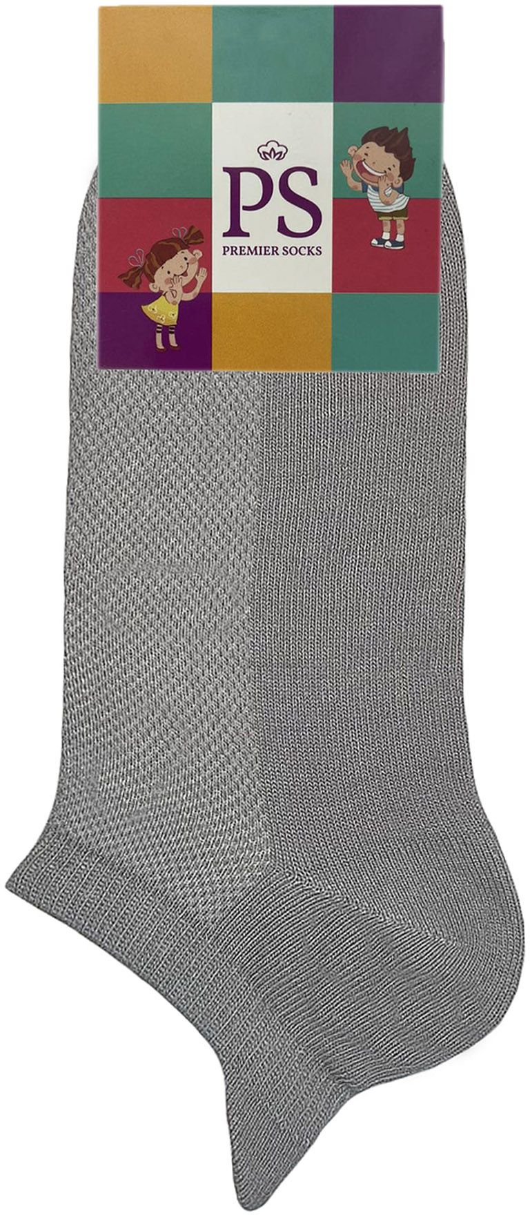 Шкарпетки дитячі Premier Socks 18-20 1 пара сірі (4820163319612)фото2