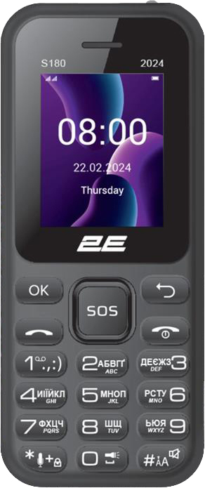 Мобільний телефон 2e S180 2sim Blackфото2
