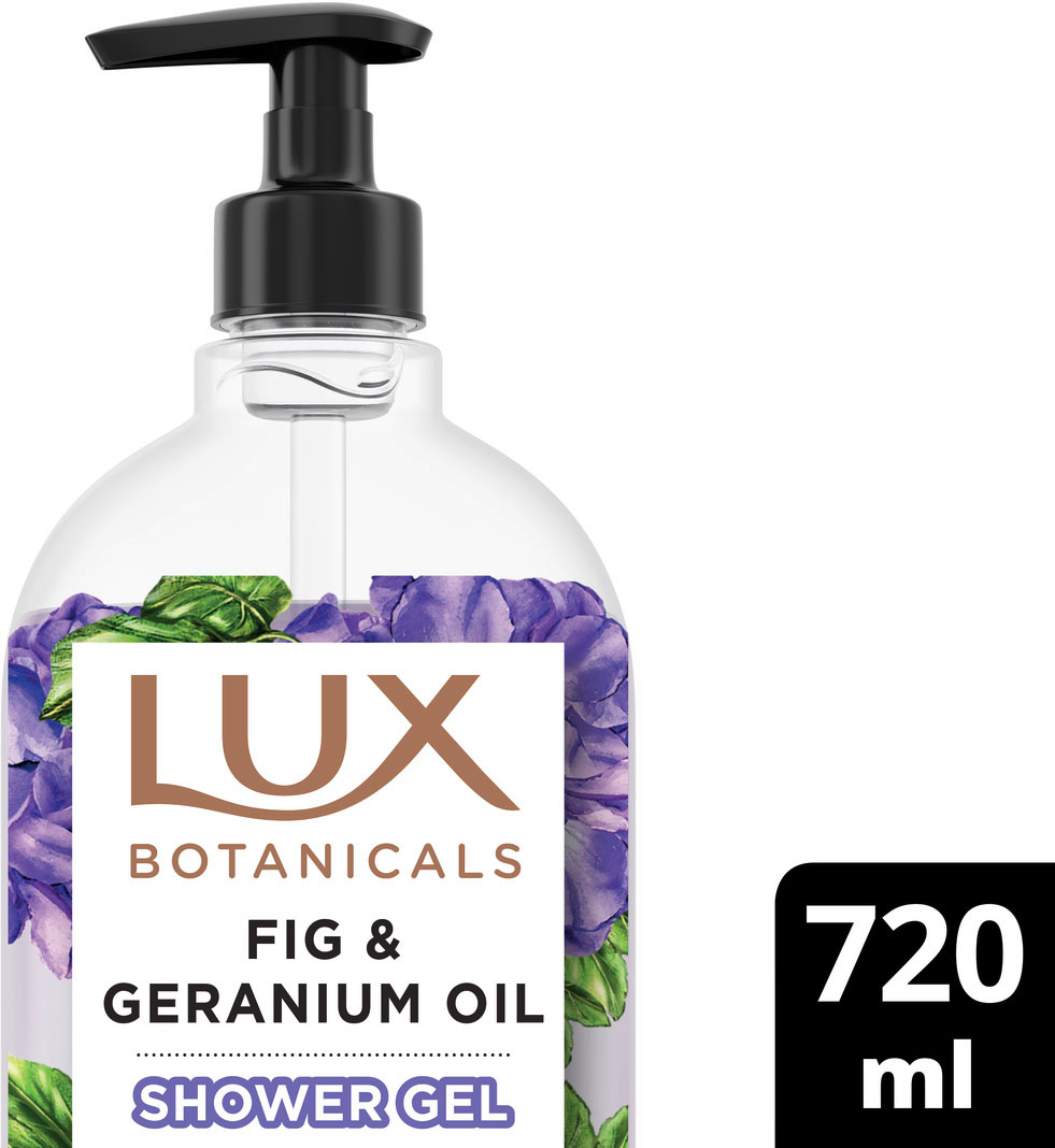 Гель для душа Lux Botanicals Инжир и масло герани 720мл фото 3