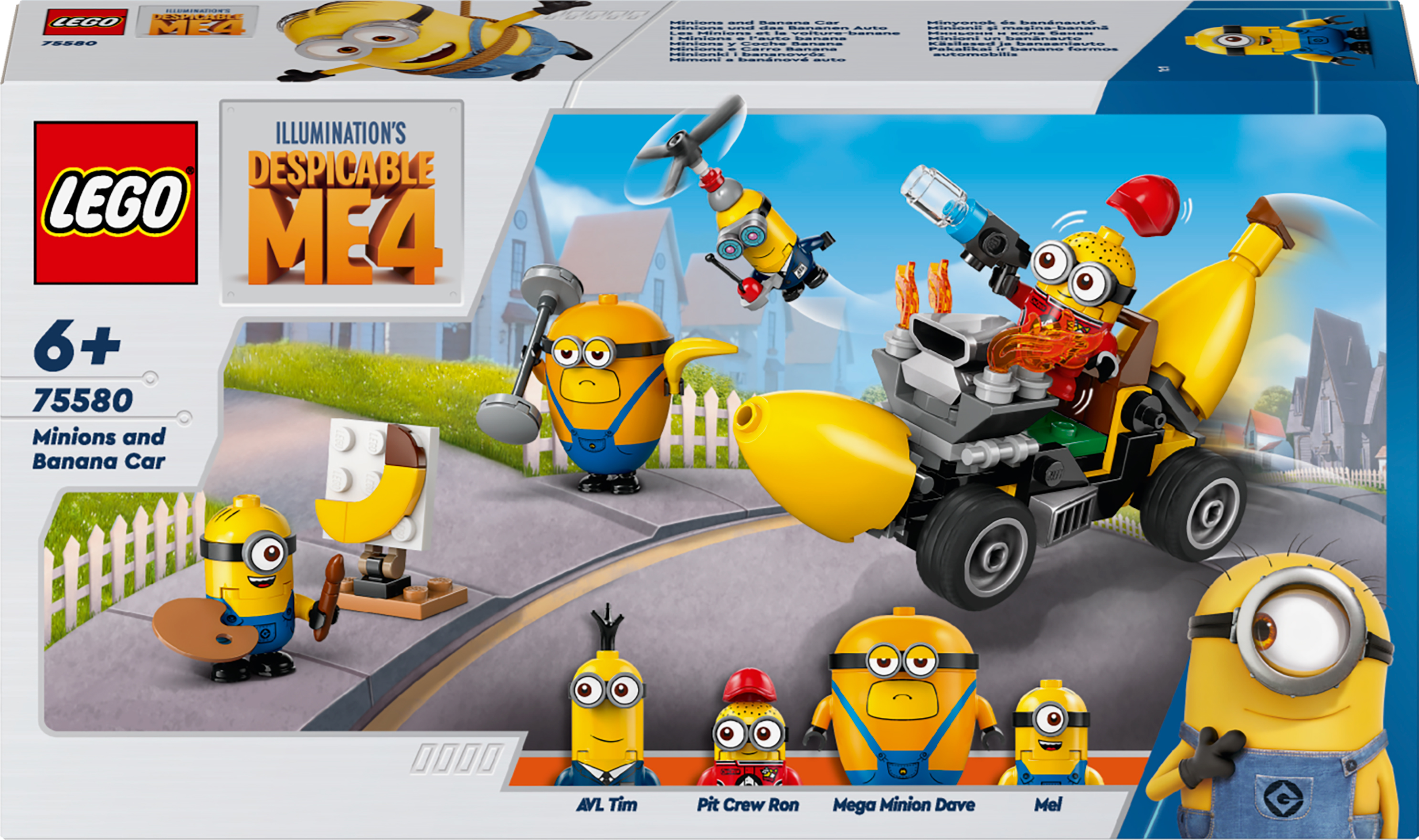 Конструктор LEGO 75580 Миньоны и банановый автомобиль фото 2