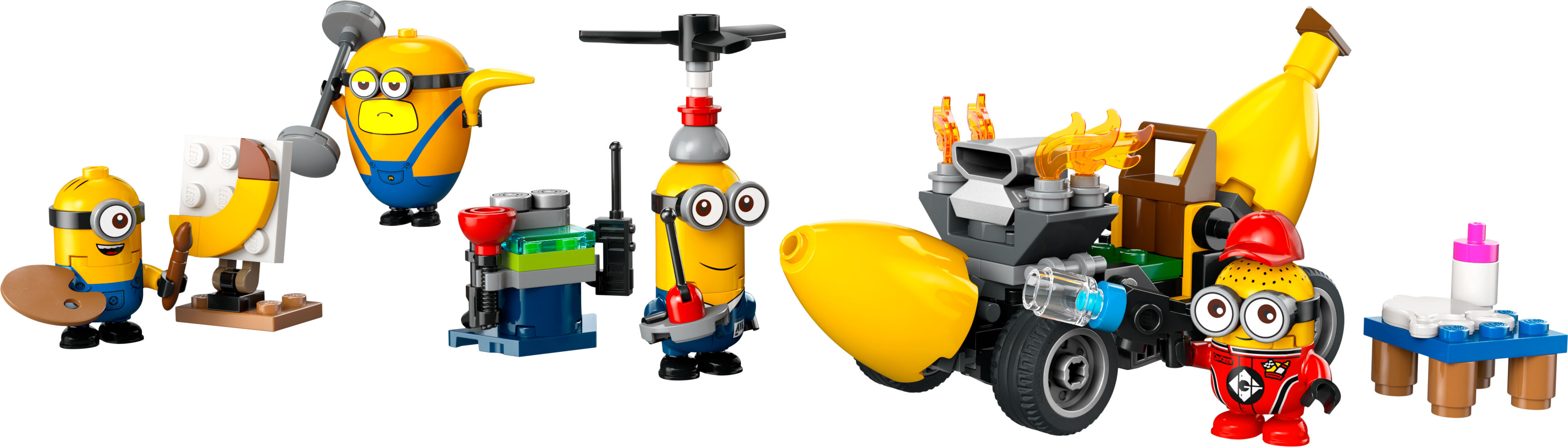 Конструктор LEGO 75580 Миньоны и банановый автомобиль фото 8