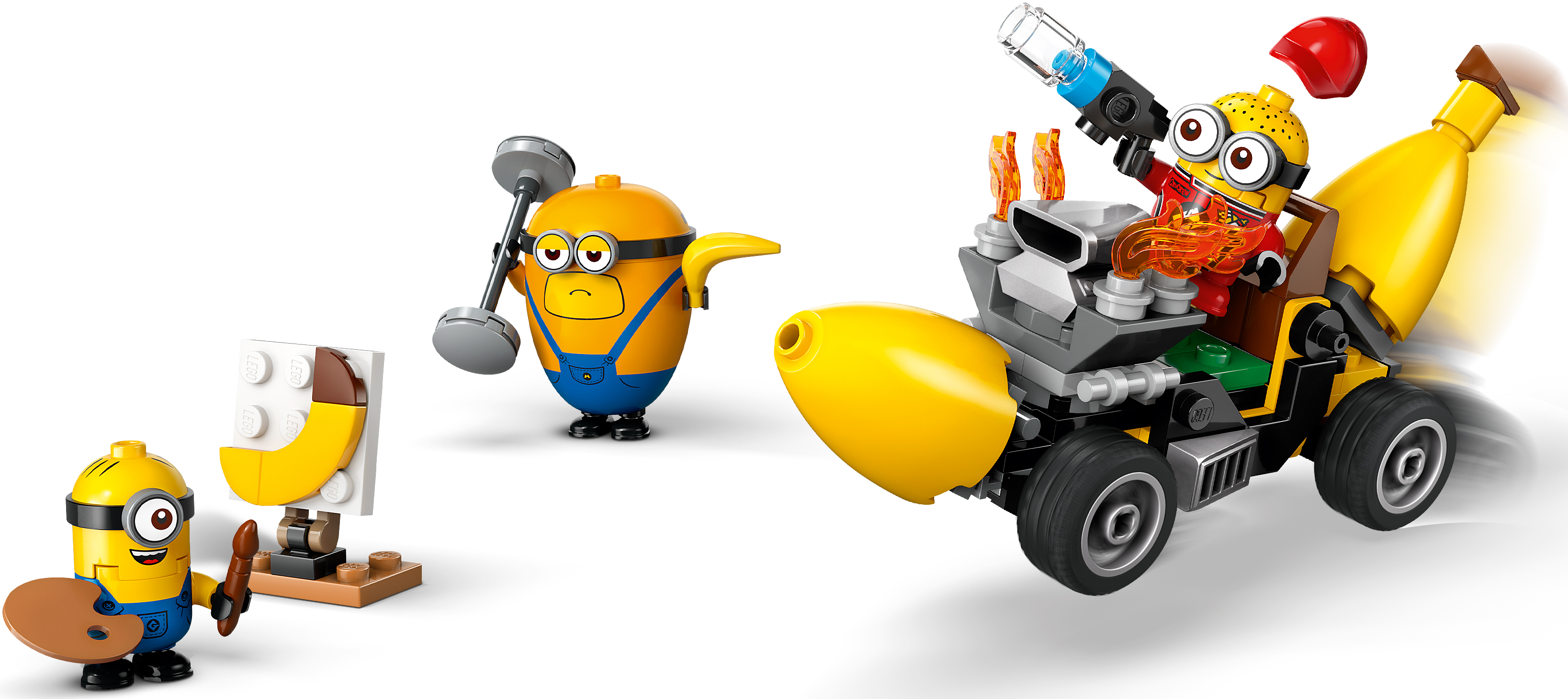 Конструктор LEGO 75580 Миньоны и банановый автомобиль фото 7