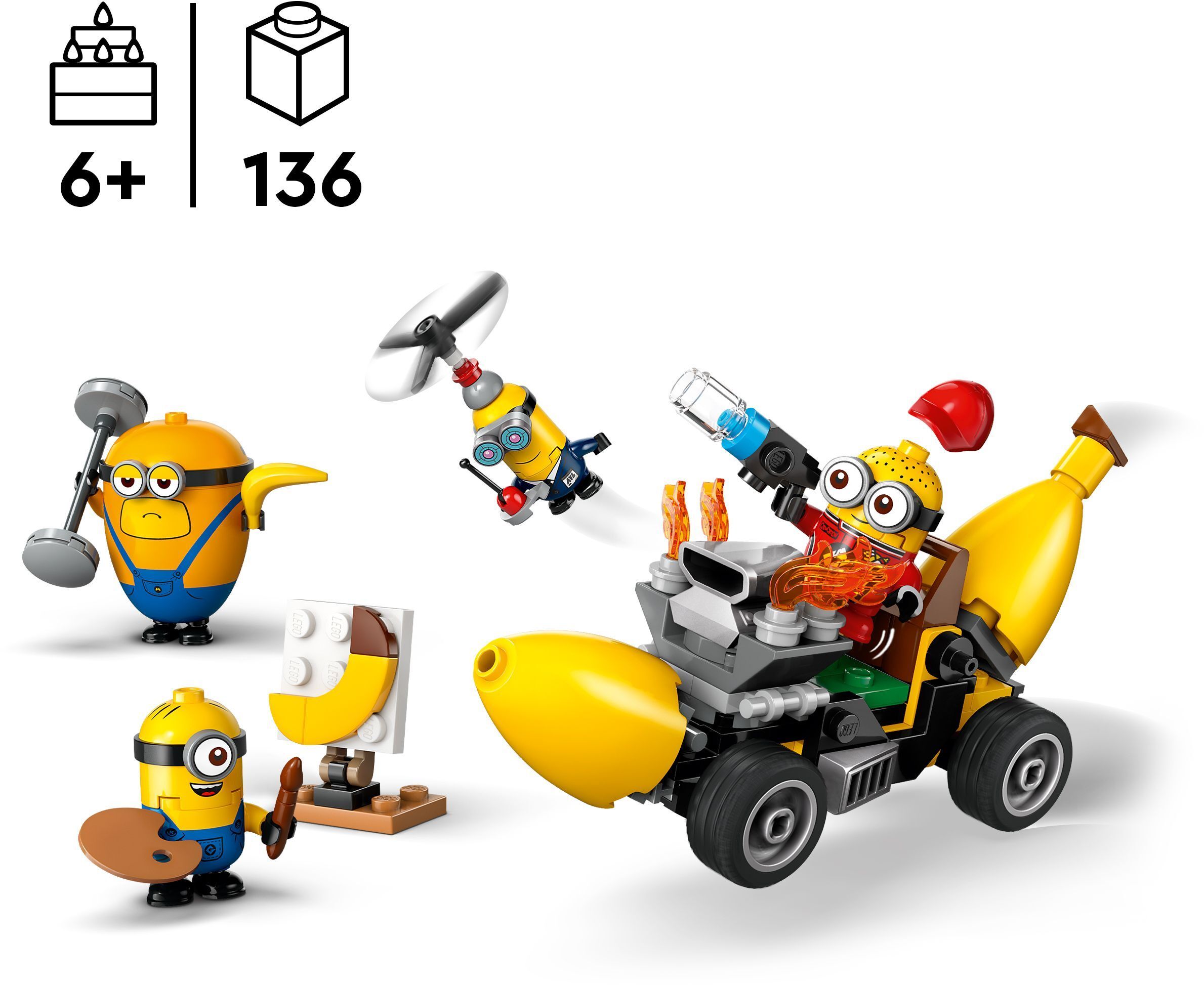 LEGO 75580 Миньоны и банановый автомобиль фото 2