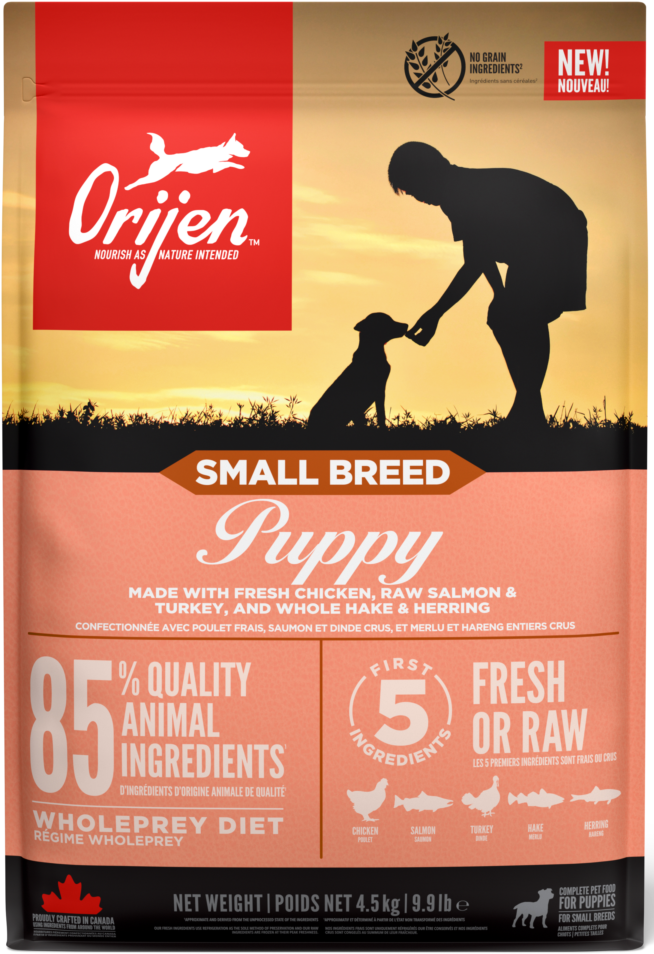 Сухий корм для цуценят малих порід Orijen Puppy Small Breed 4.5кгфото2