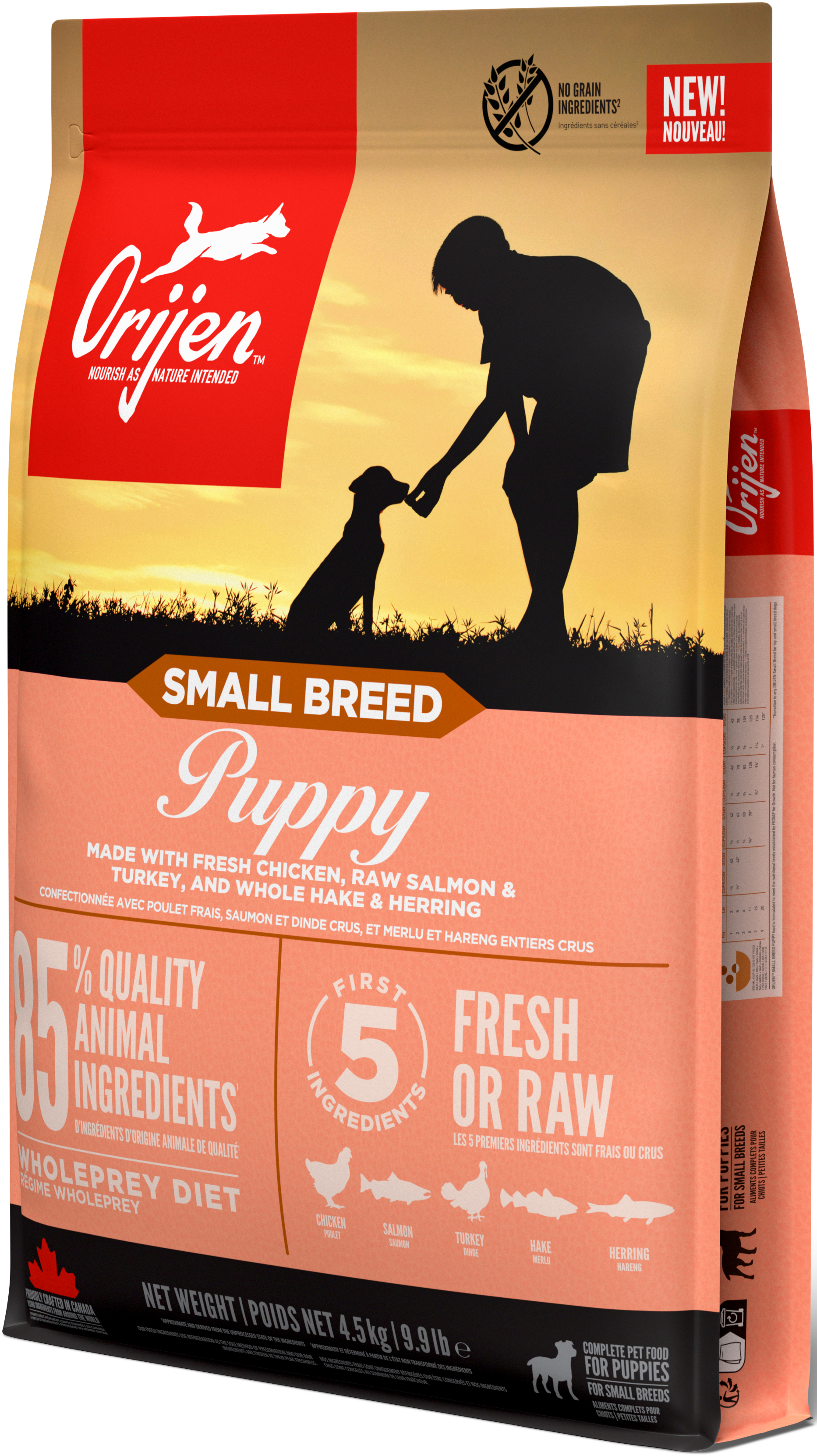 Сухий корм для цуценят малих порід Orijen Puppy Small Breed 4.5кгфото3