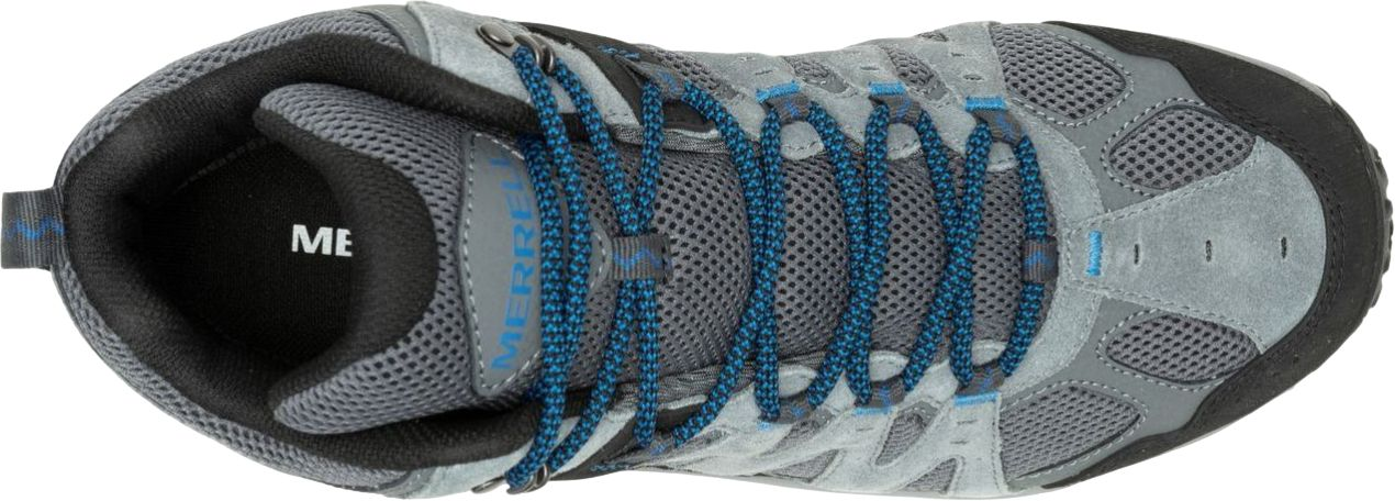 Ботинки мужские Merrell Accentor 3 Mid WP Rock/Blue 41 серый/синий фото 4