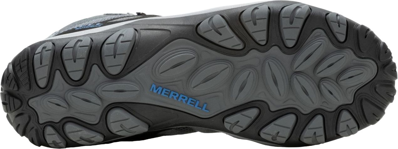 Ботинки мужские Merrell Accentor 3 Mid WP Rock/Blue 46 серый/синий фото 6