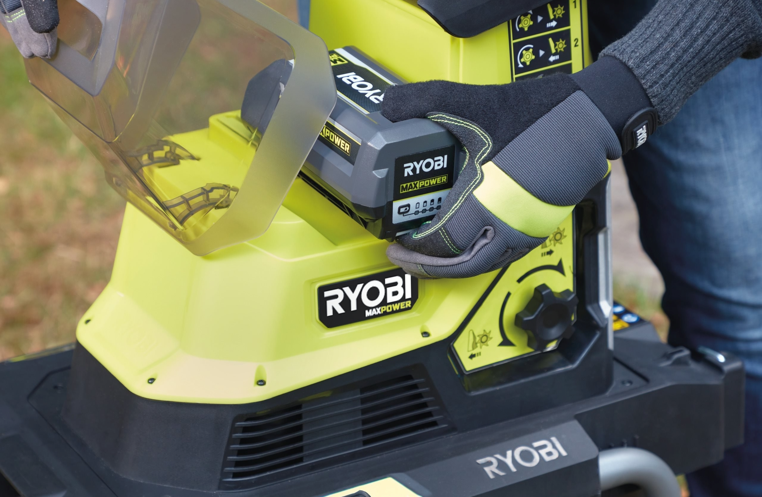 Садовый измельчитель Ryobi RY36SHX40-0, аккумуляторный 36В MAX POWER, 40мм без АКБ и ЗУ (5133005451) фото 7
