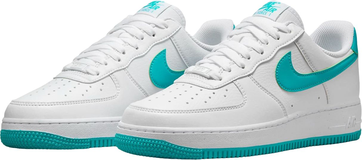 Кеди жіночі Nike Air Force 1 07 NN DV3808-107 40 (8.5 US) біло-бірюзовіфото